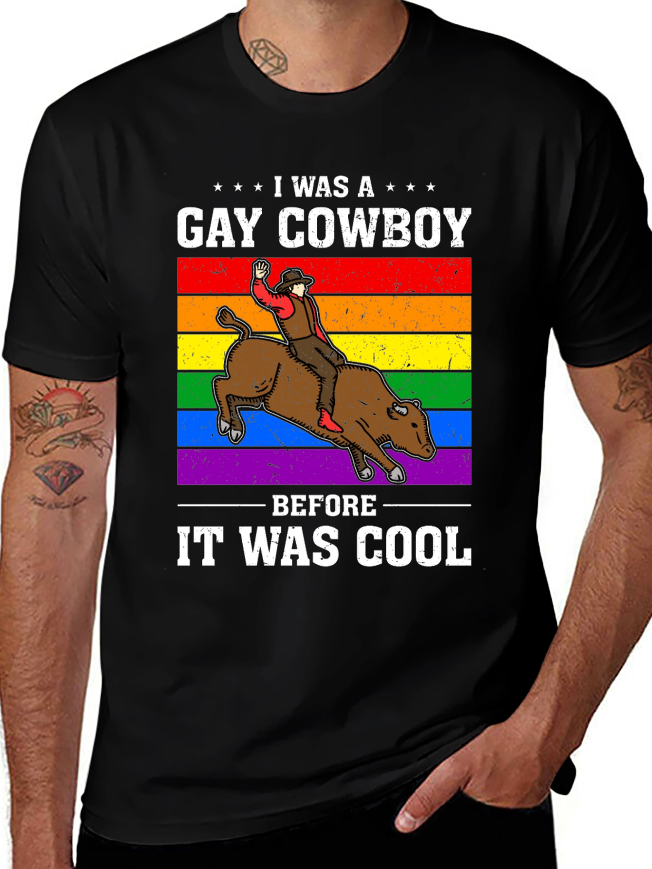 Variant 24 of Gay Cowboy Before It Was Cool T-Shirt