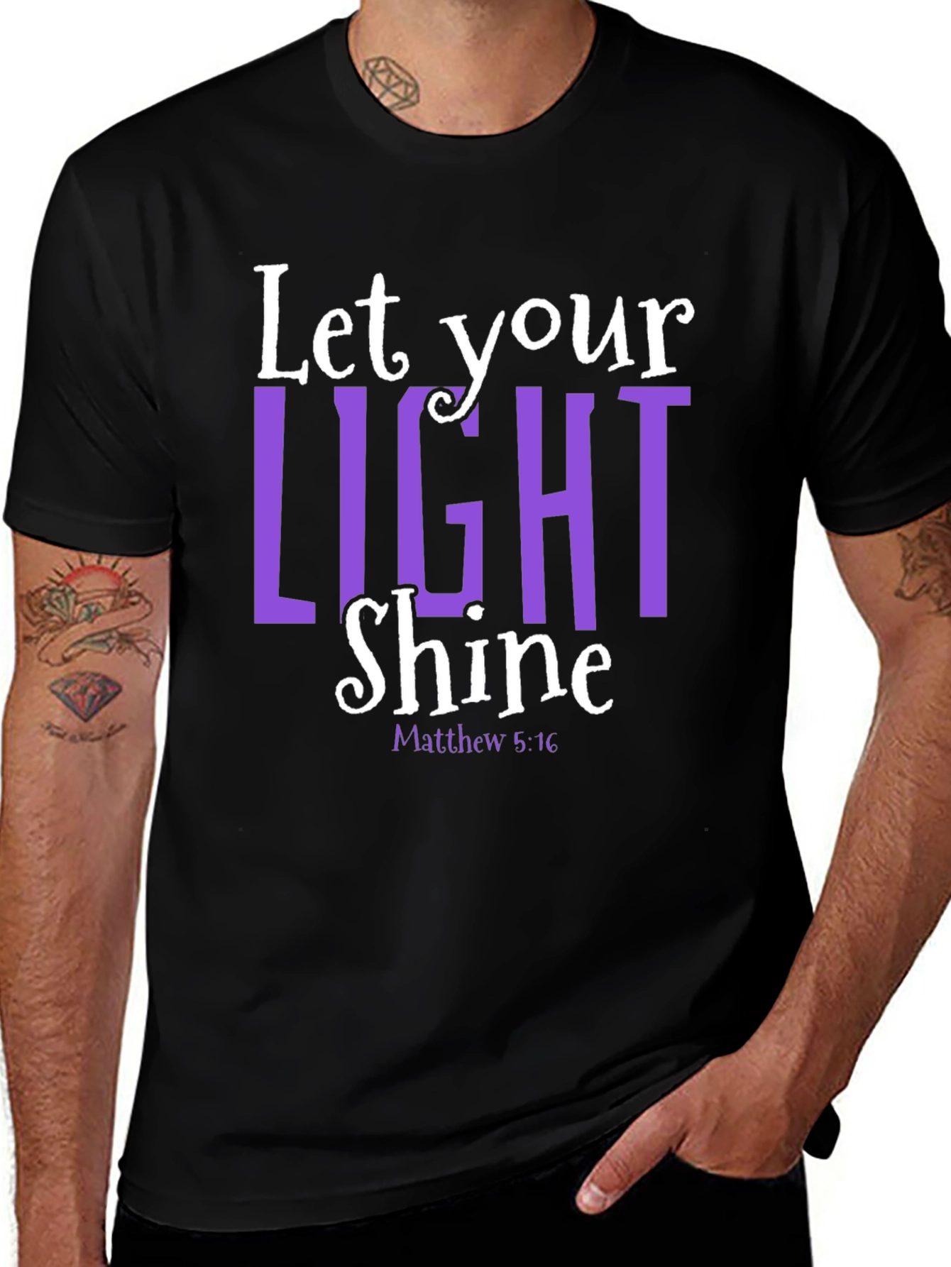 Variant 5 of Let Your Light Shine T-Shirt