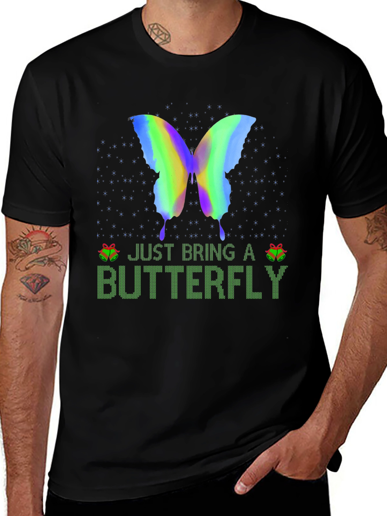 Just Bring a Butterfly T-Shirt - Fun Novelty Tee