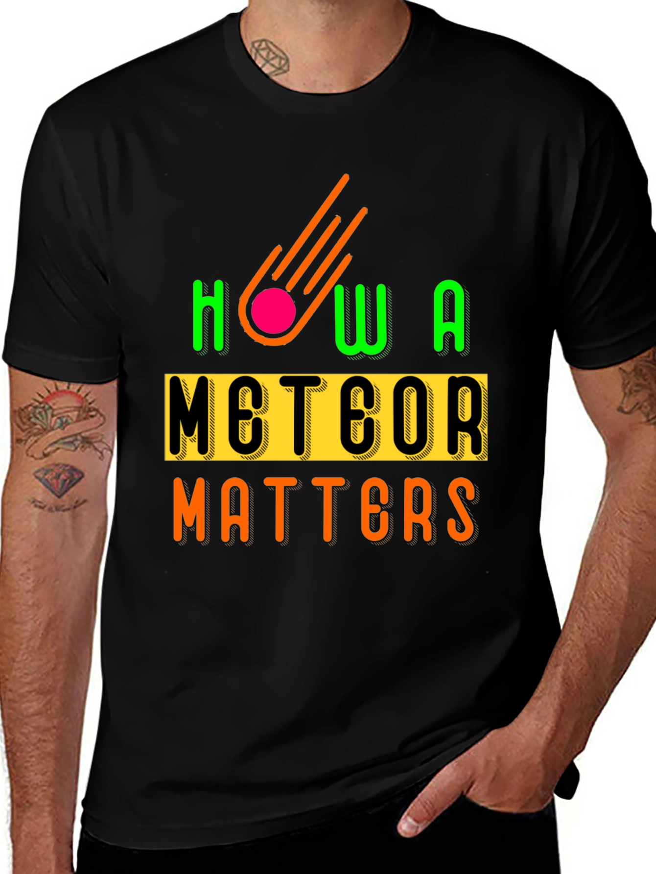 Variant 22 of How a Meteor Matters Graphic Tee