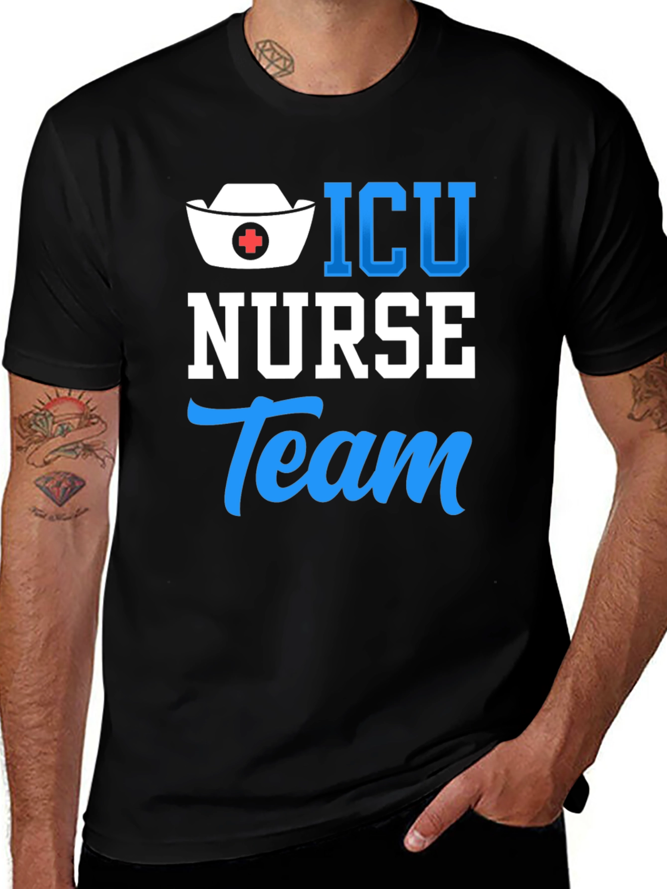 Variant 19 of ICU Nurse Team T-Shirt - Stylish & Comfortable