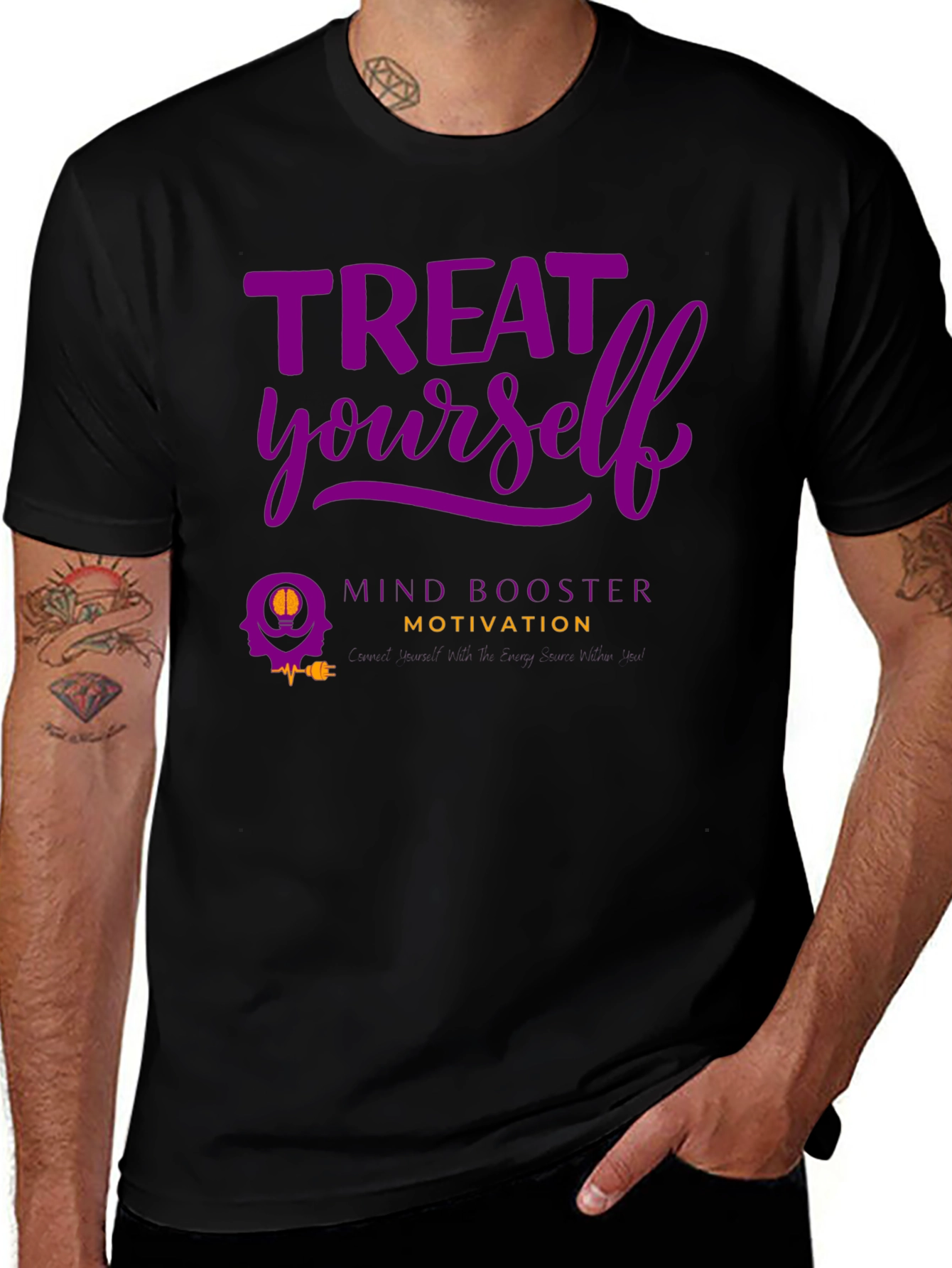 Variant 3 of Treat Yourself Mind Booster Motivation T-Shirt