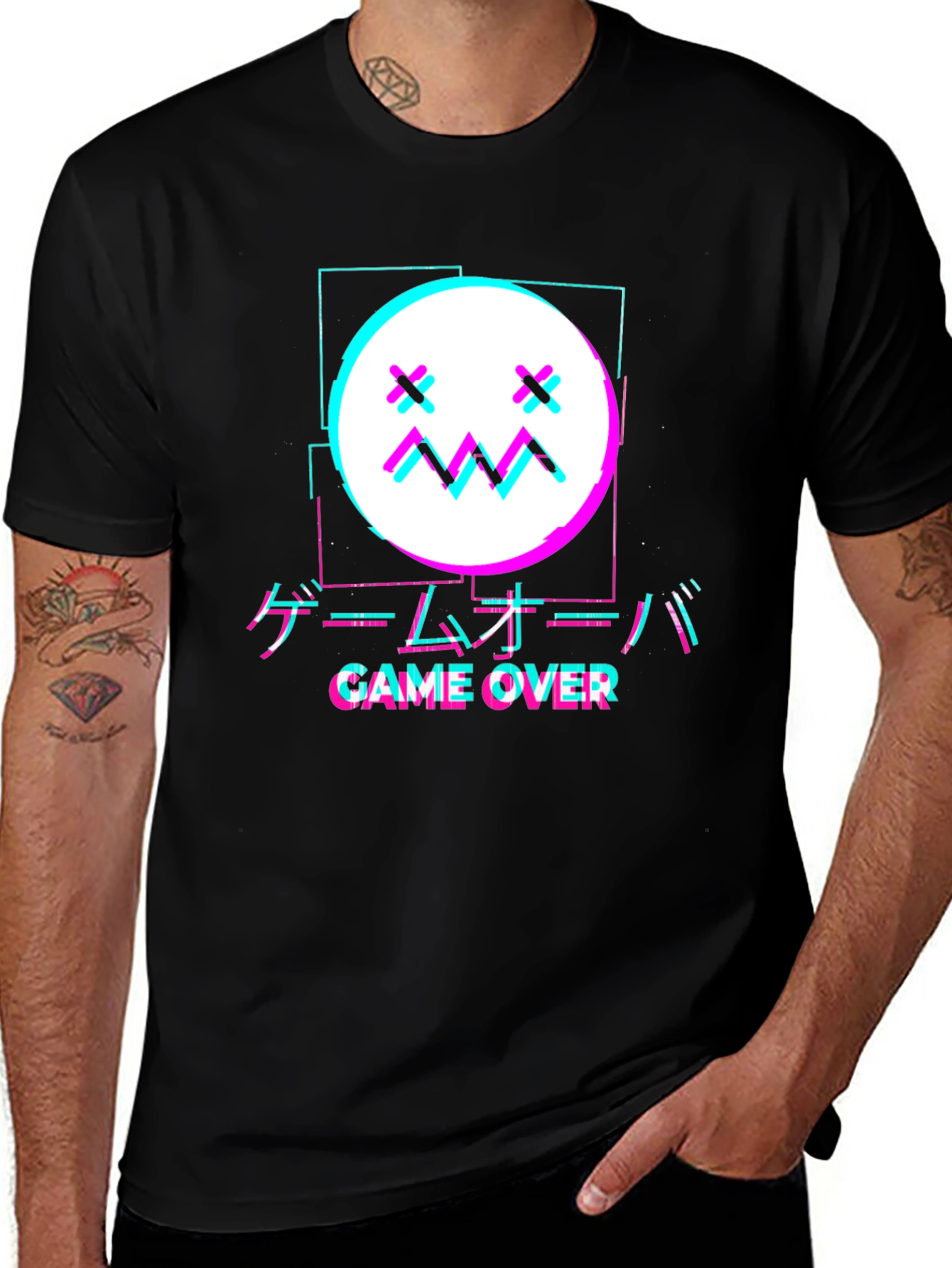 Variant 5 of Game Over Glitchcore T-Shirt
