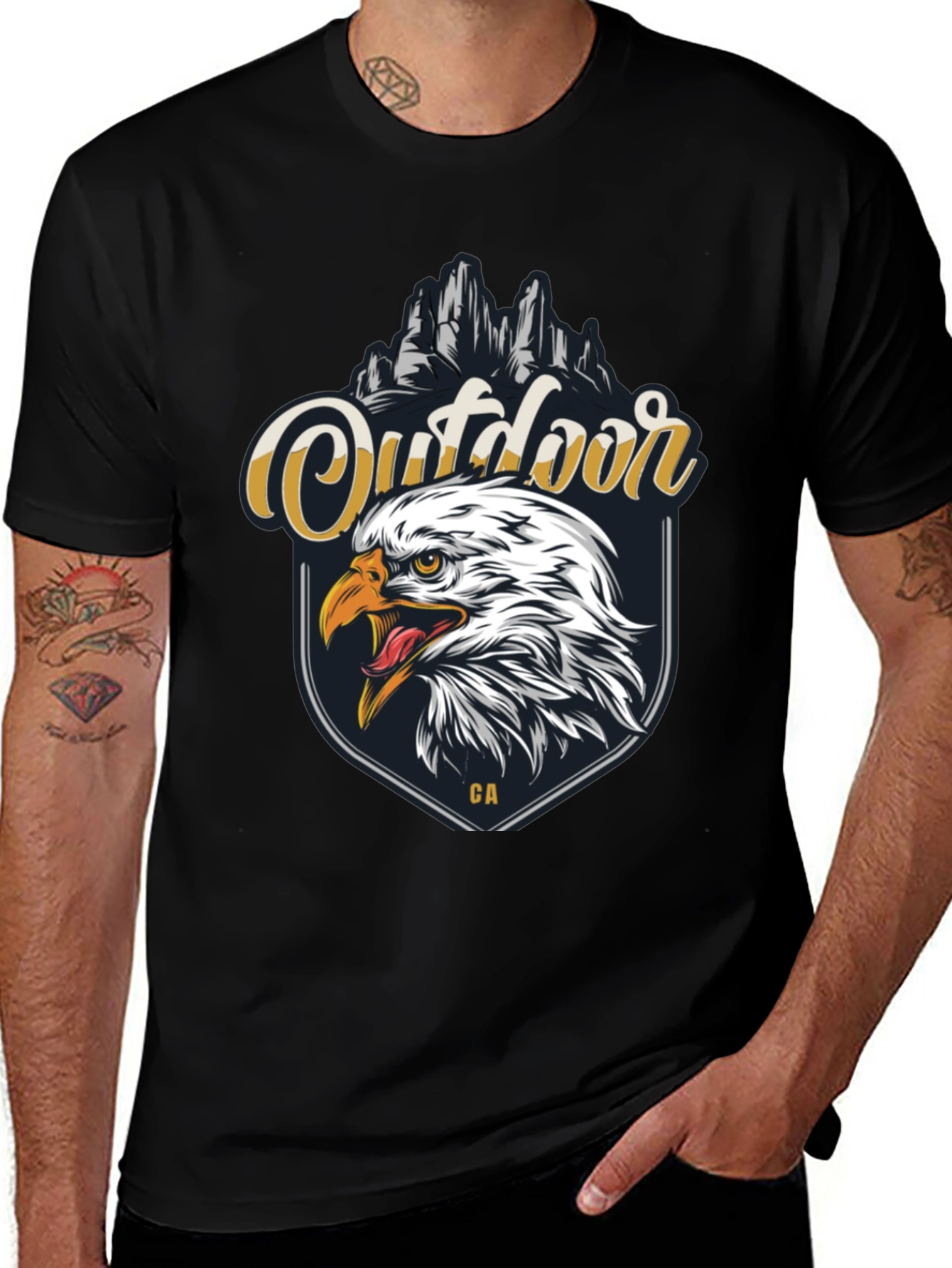 Variant 13 of Outdoor Eagle Graphic T-Shirt