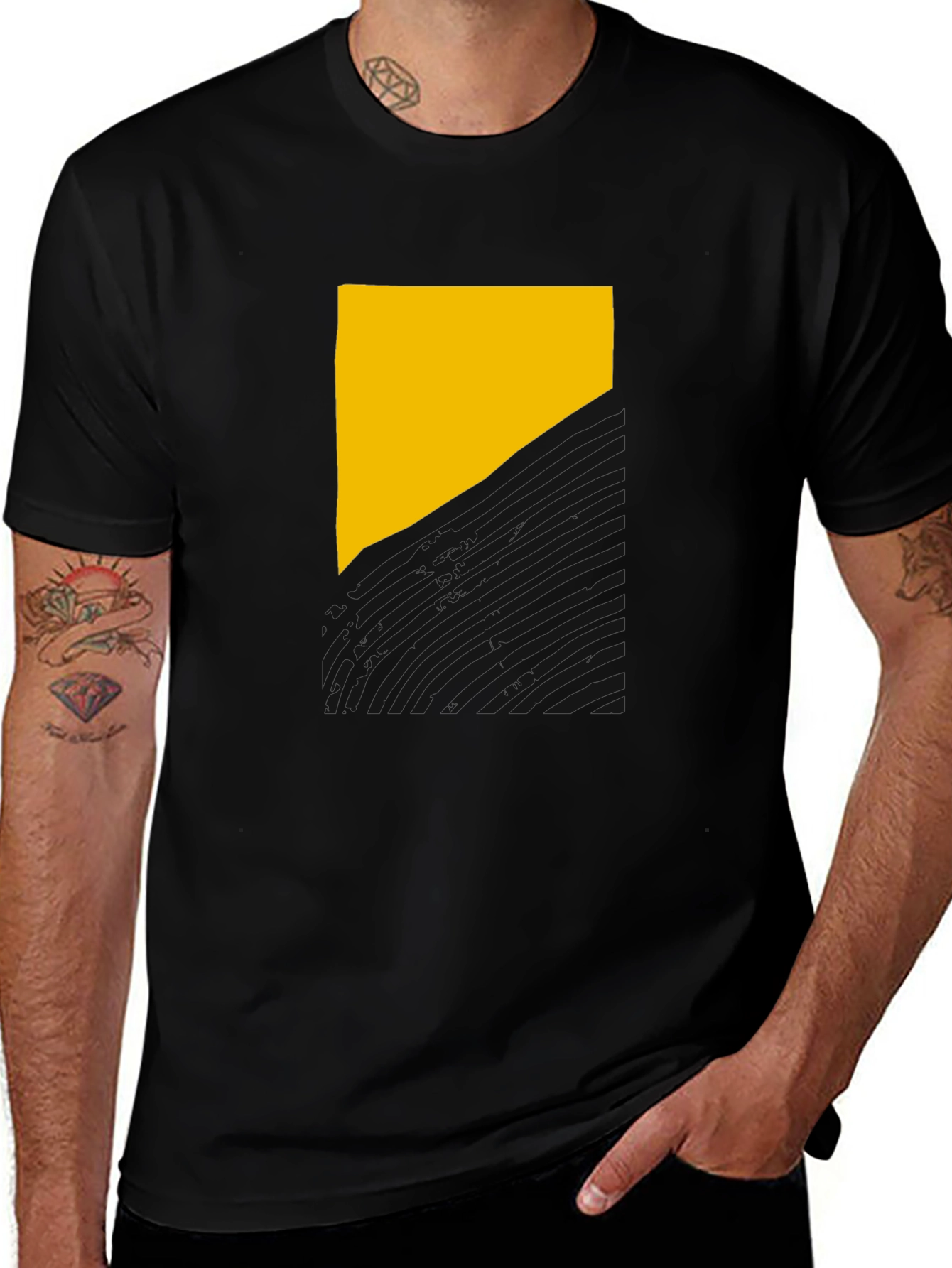 Variant 25 of Abstract Geometric T-Shirt