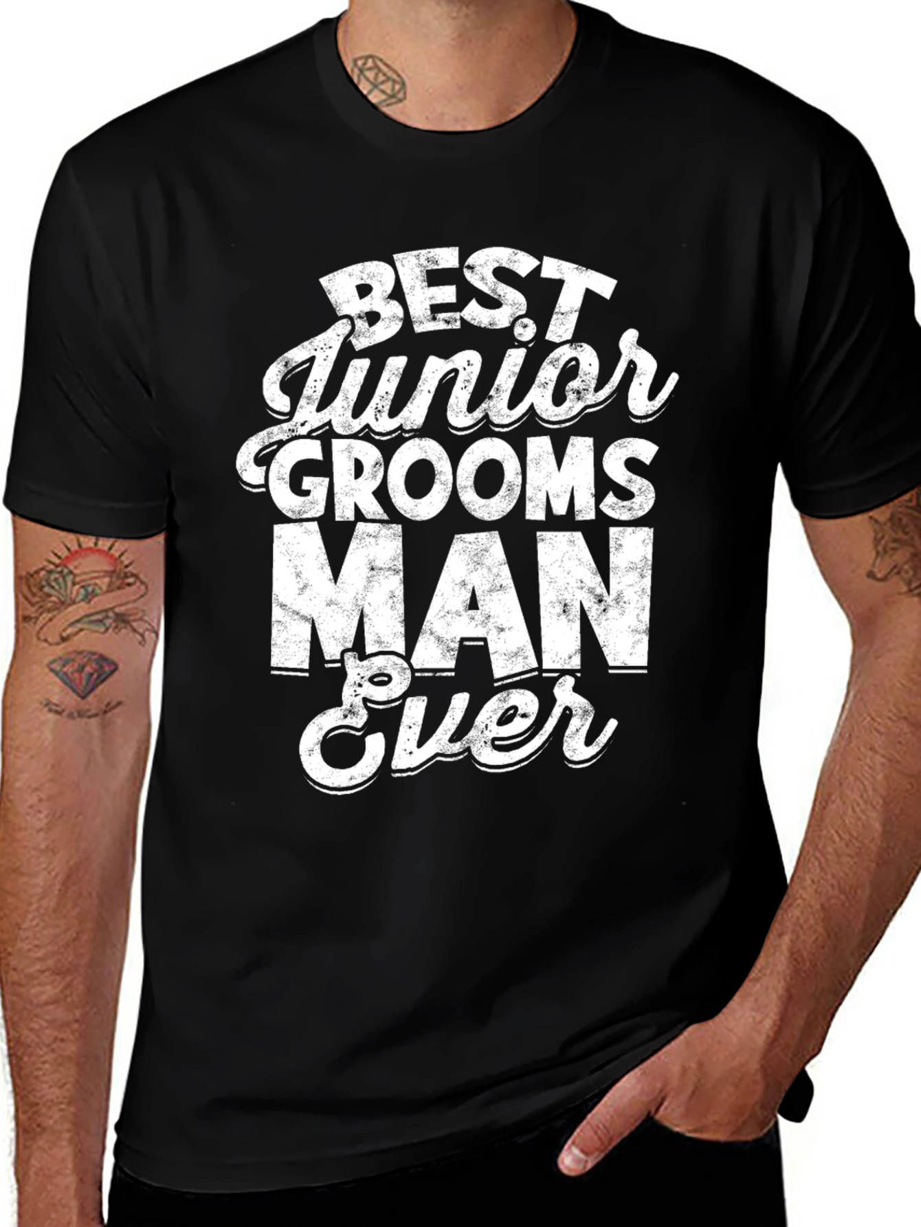 Best Junior Groomsman Ever Graphic Tee