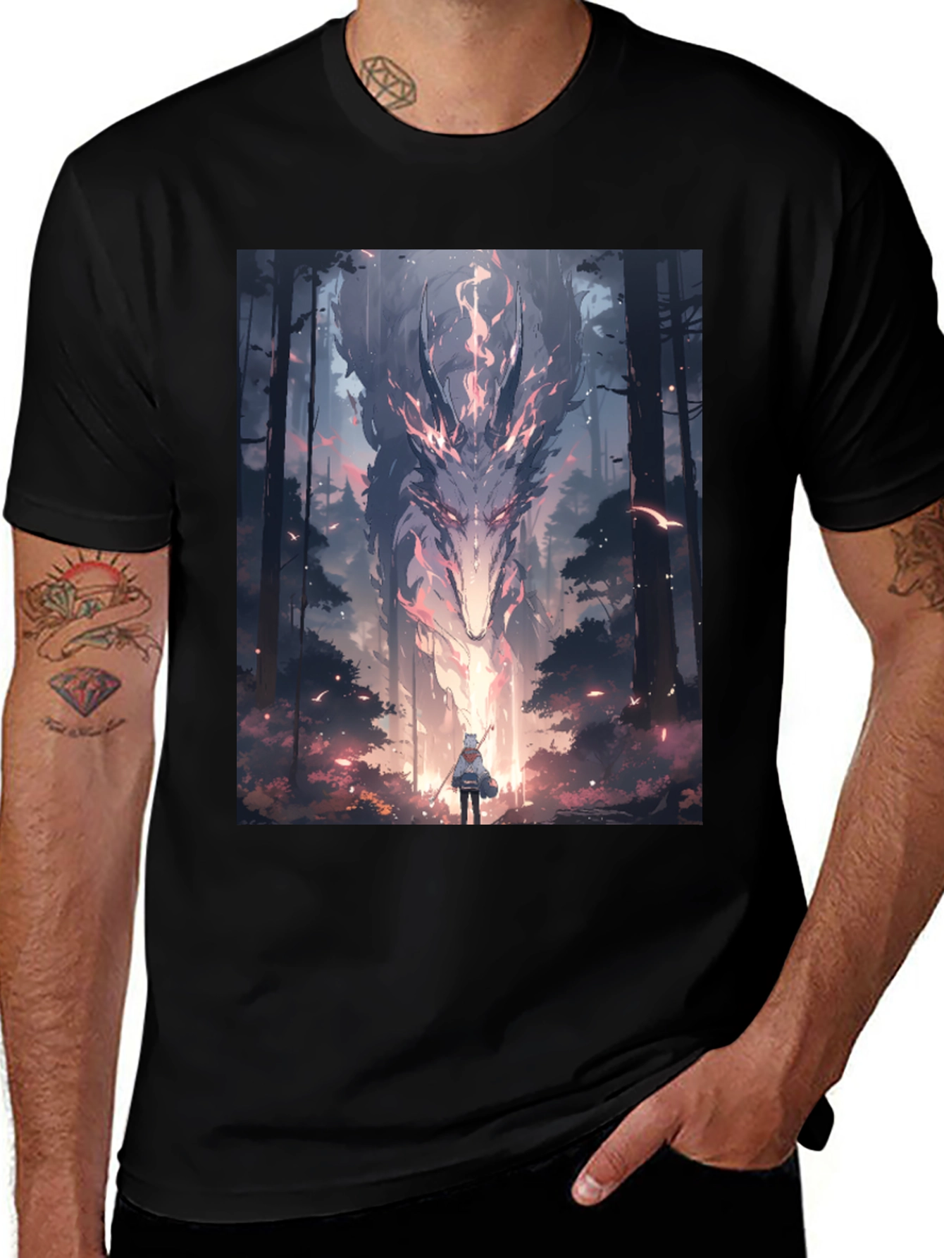 Variant 7 of Dragon Forest Graphic Tee