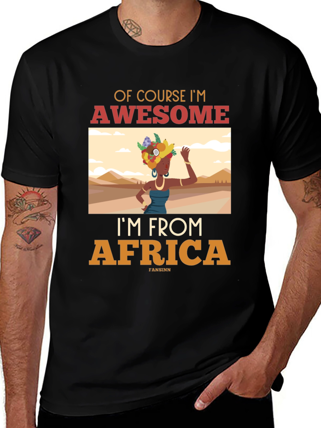 Variant 12 of Awesome Africa T-Shirt