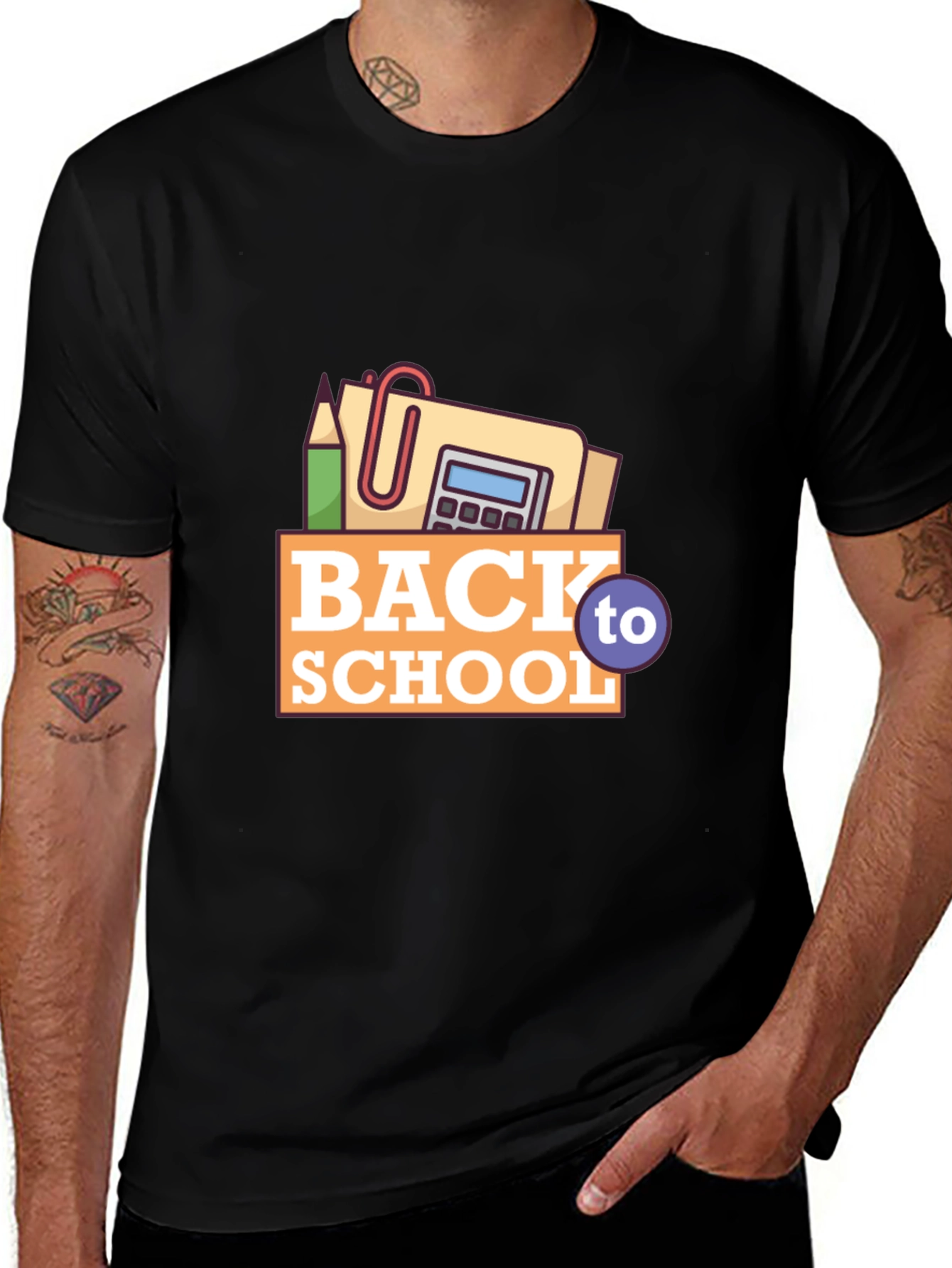 Back to School Black T-Shirt