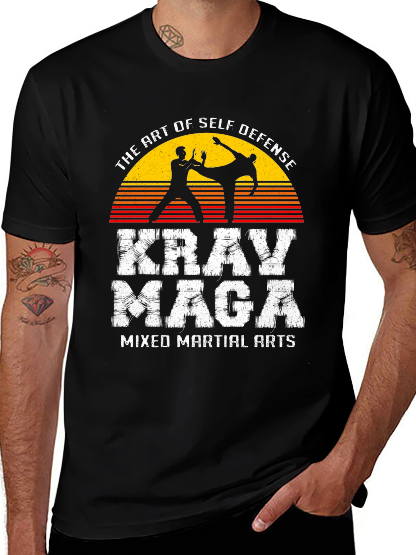 Krav Maga Self Defense T-Shirt - Mixed Martial Arts