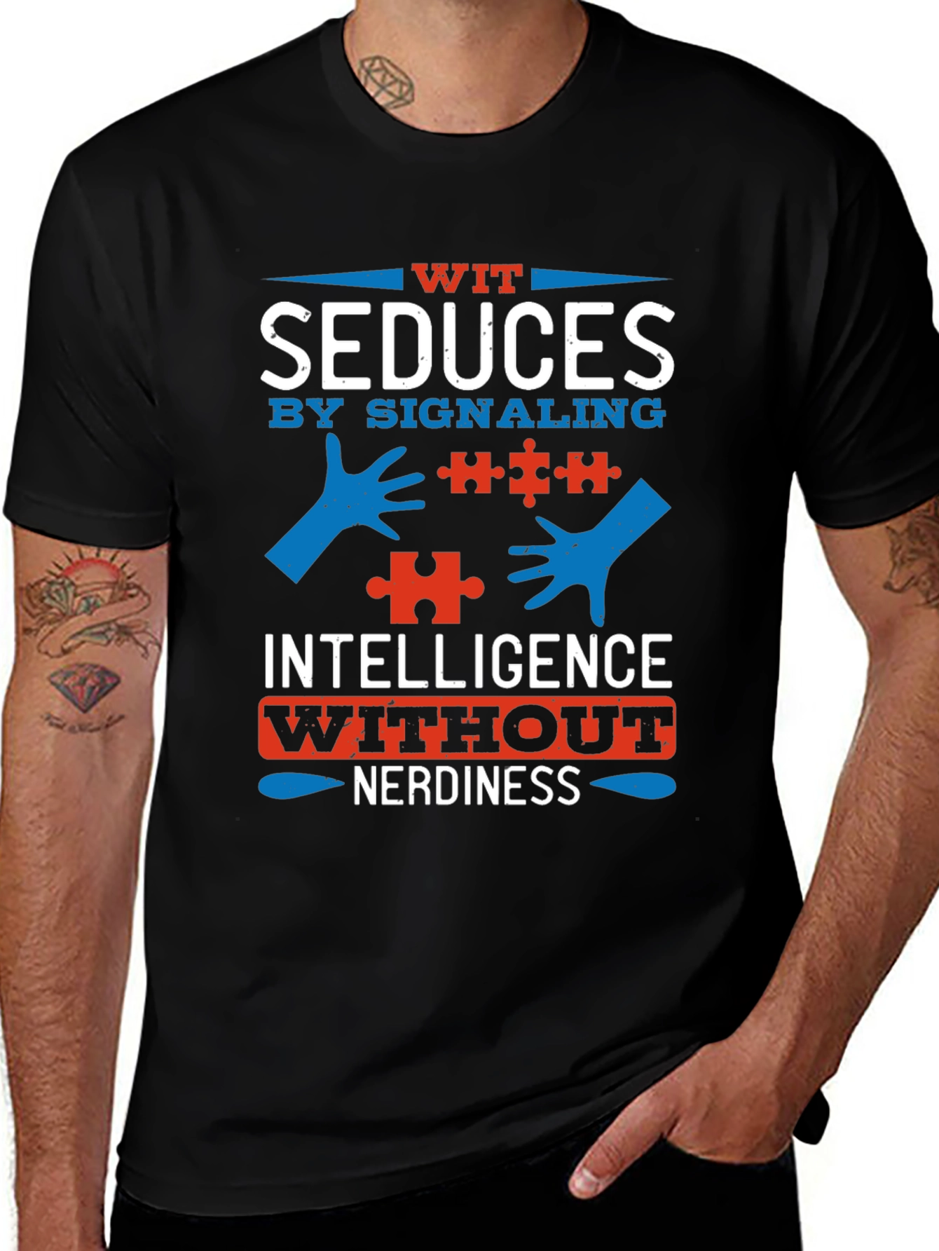 Wit Seduces Autism Awareness T-Shirt
