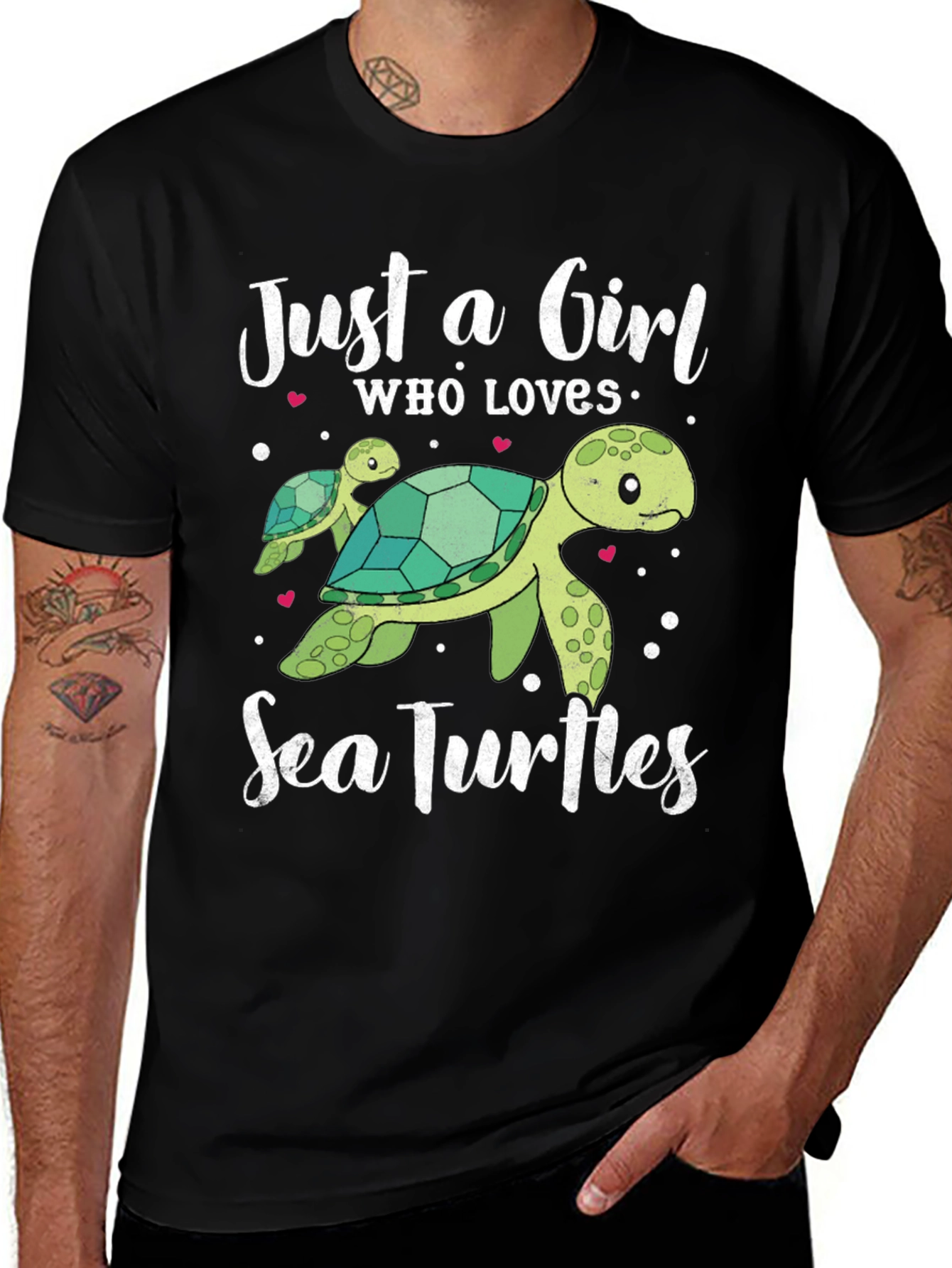 Variant 17 of Just A Girl Who Loves Sea Turtles T-Shirt