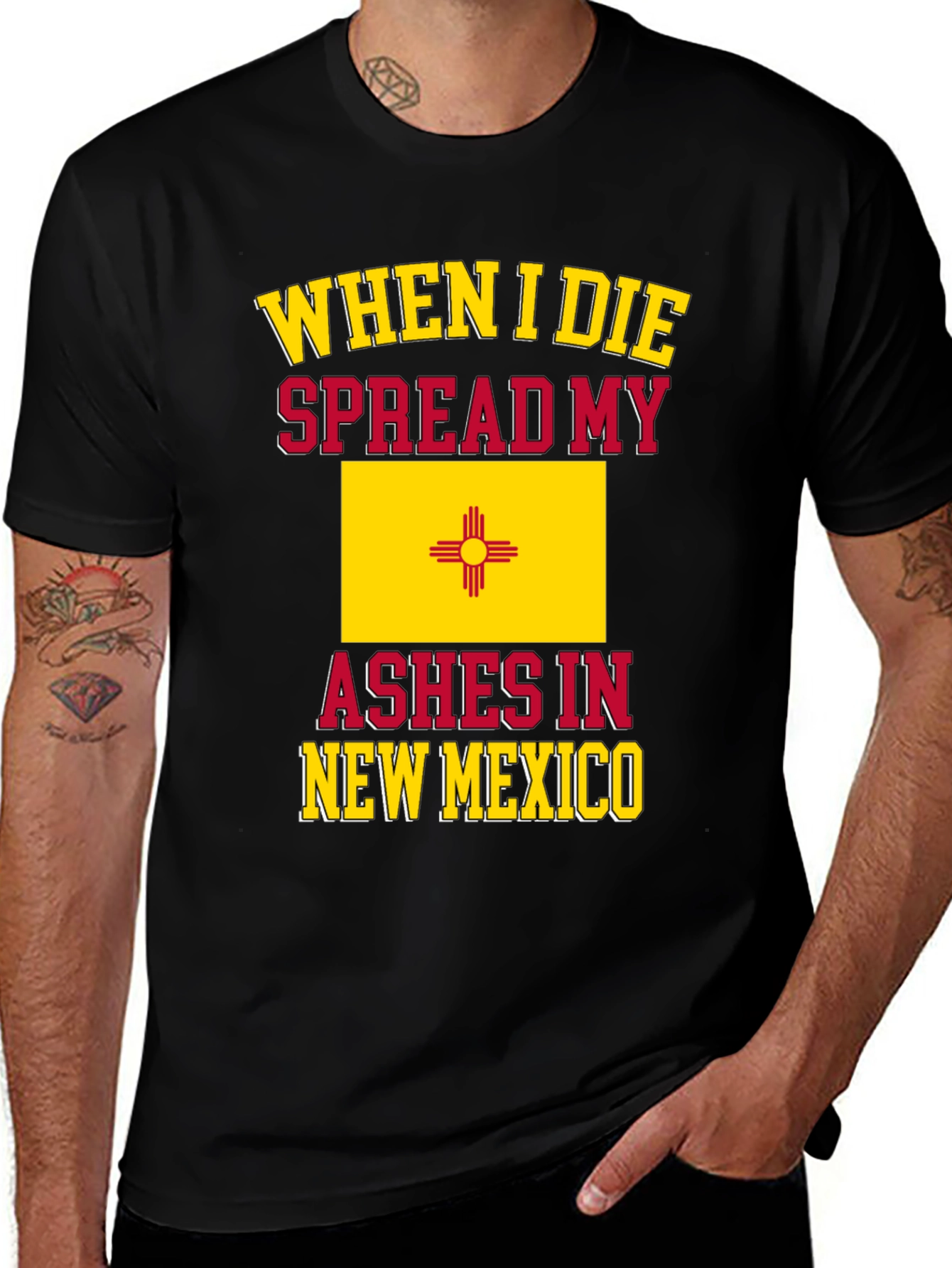 New Mexico Ashes T-Shirt - Spread My Ashes Tee