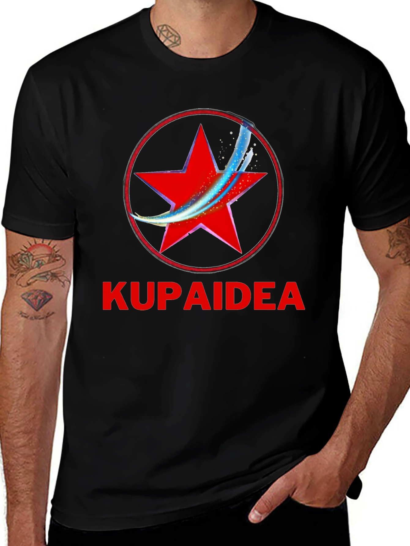 Variant 28 of Kupaidea Star Graphic Tee - Bold & Stylish