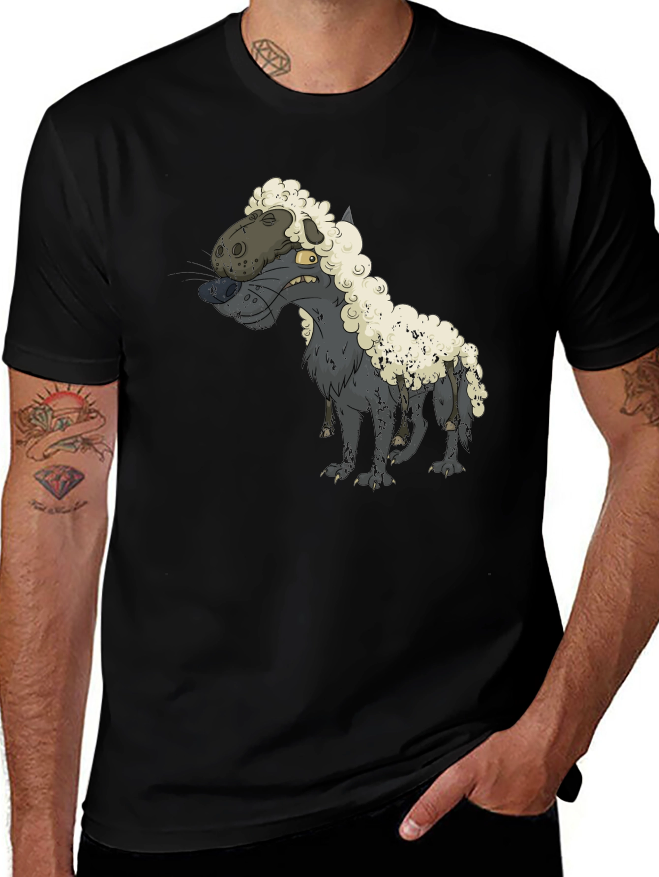 Variant 28 of Wolf in Sheep's Clothing Graphic Tee