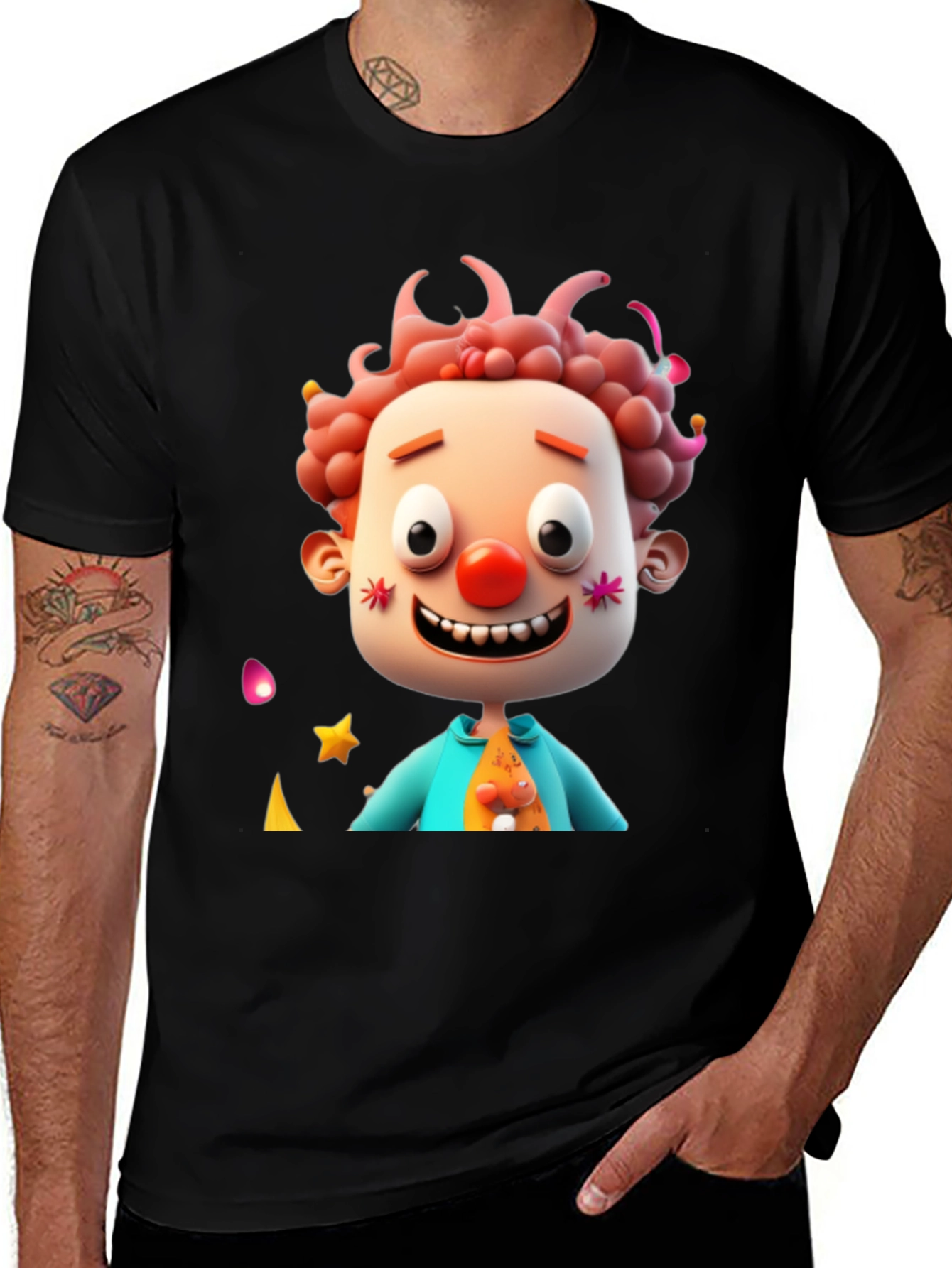Variant 15 of Cartoon Clown Graphic T-Shirt