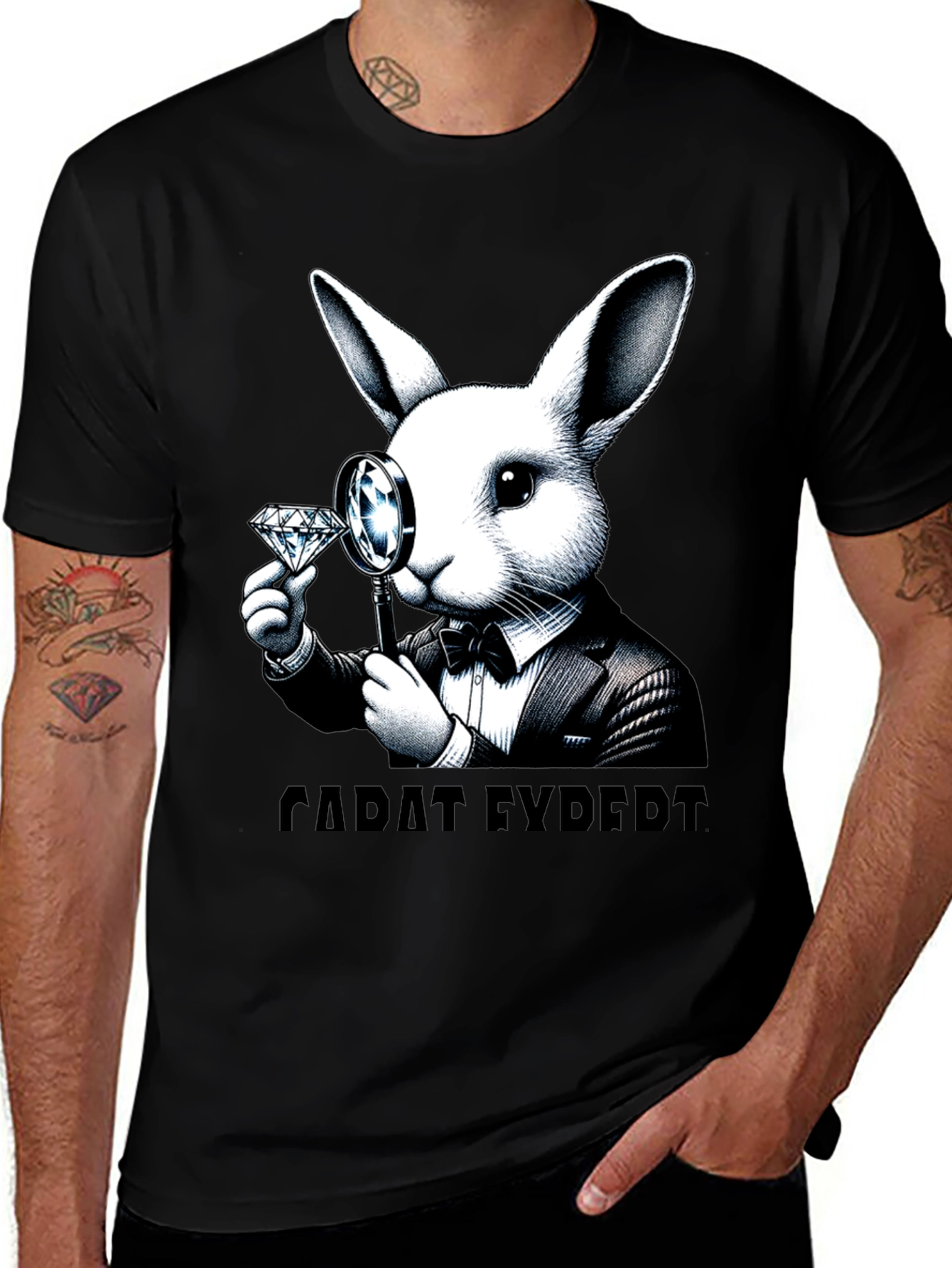 Variant 14 of Carat Expert Rabbit Graphic T-Shirt