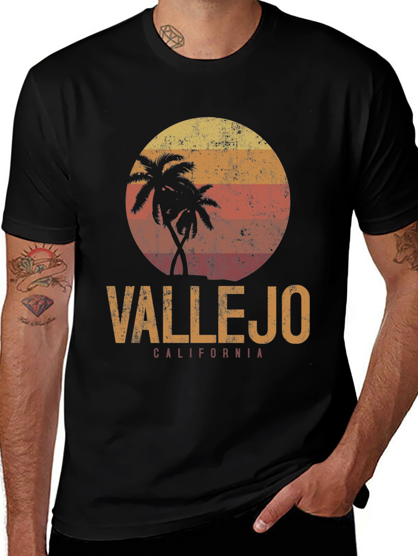 Variant 29 of Vallejo California Retro Palm Tree T-Shirt