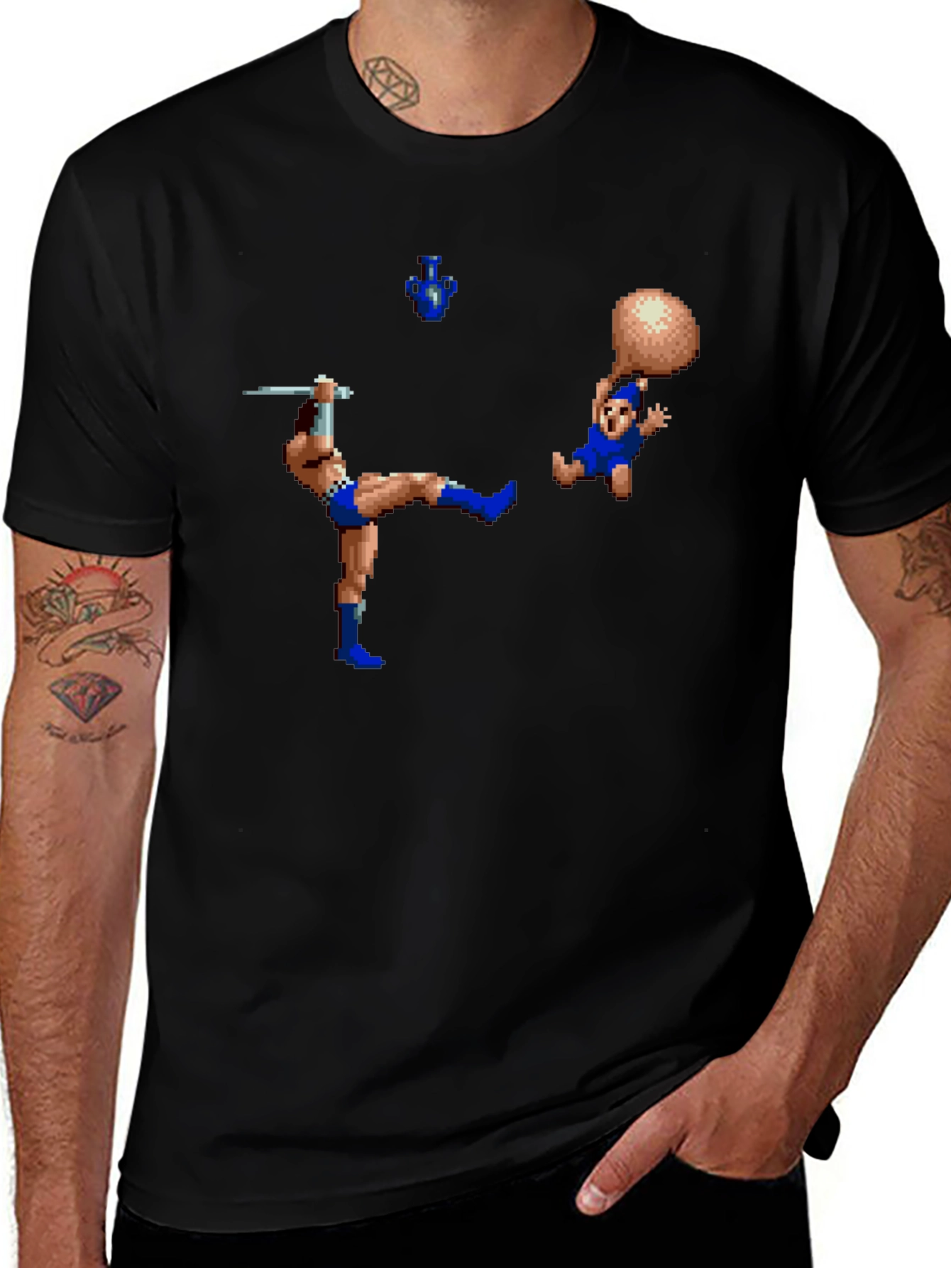 Variant 25 of Retro Video Game Pixel Art T-Shirt
