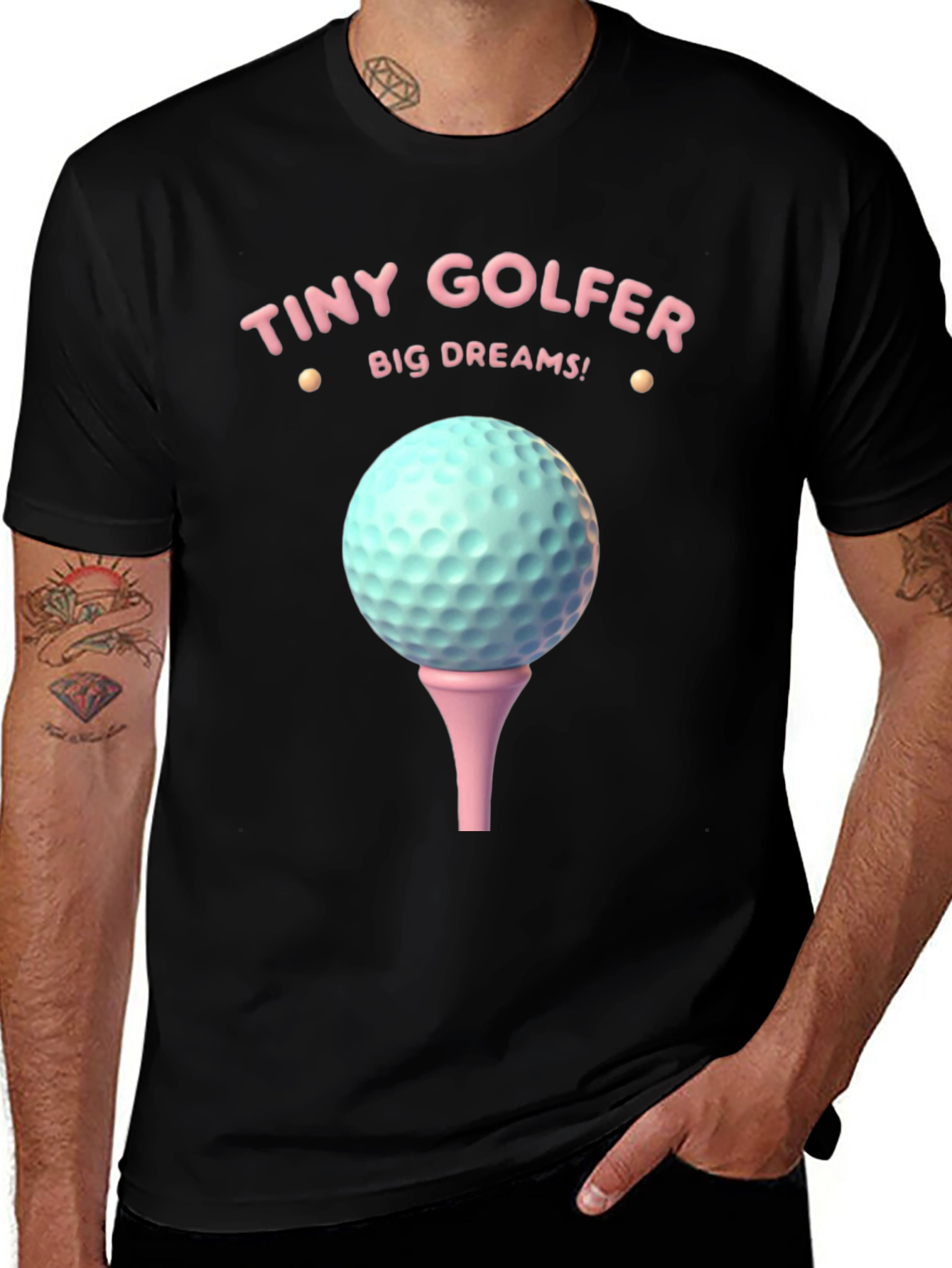 Variant 30 of Tiny Golfer Big Dreams T-Shirt - Golf Lover Tee