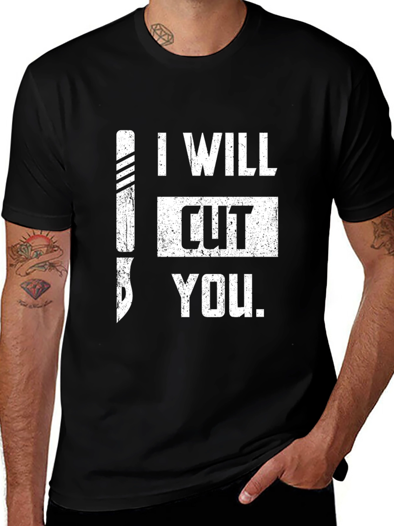 Variant 8 of I Will Cut You T-Shirt