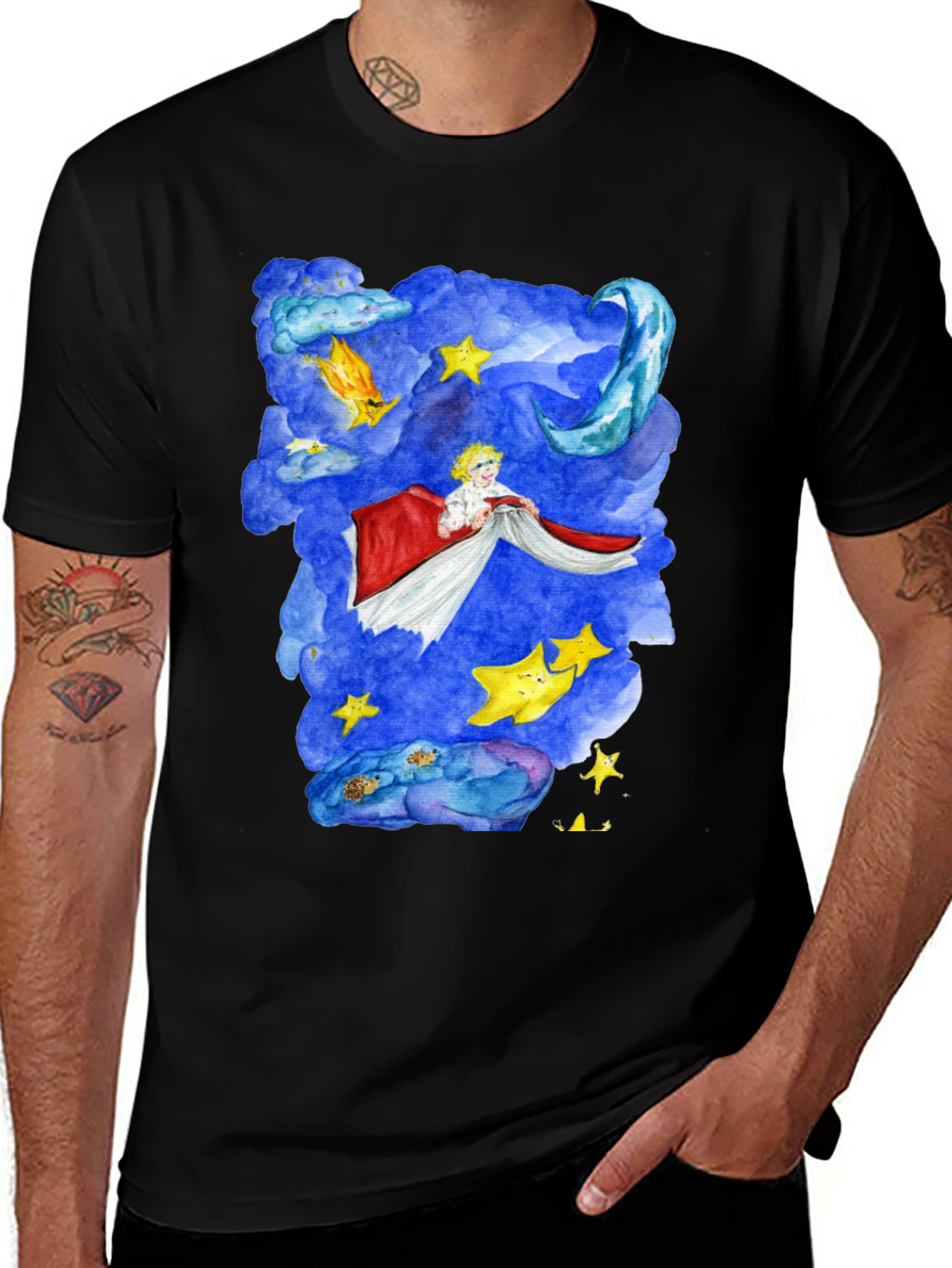 Variant 2 of Little Prince Starry Sky Tee