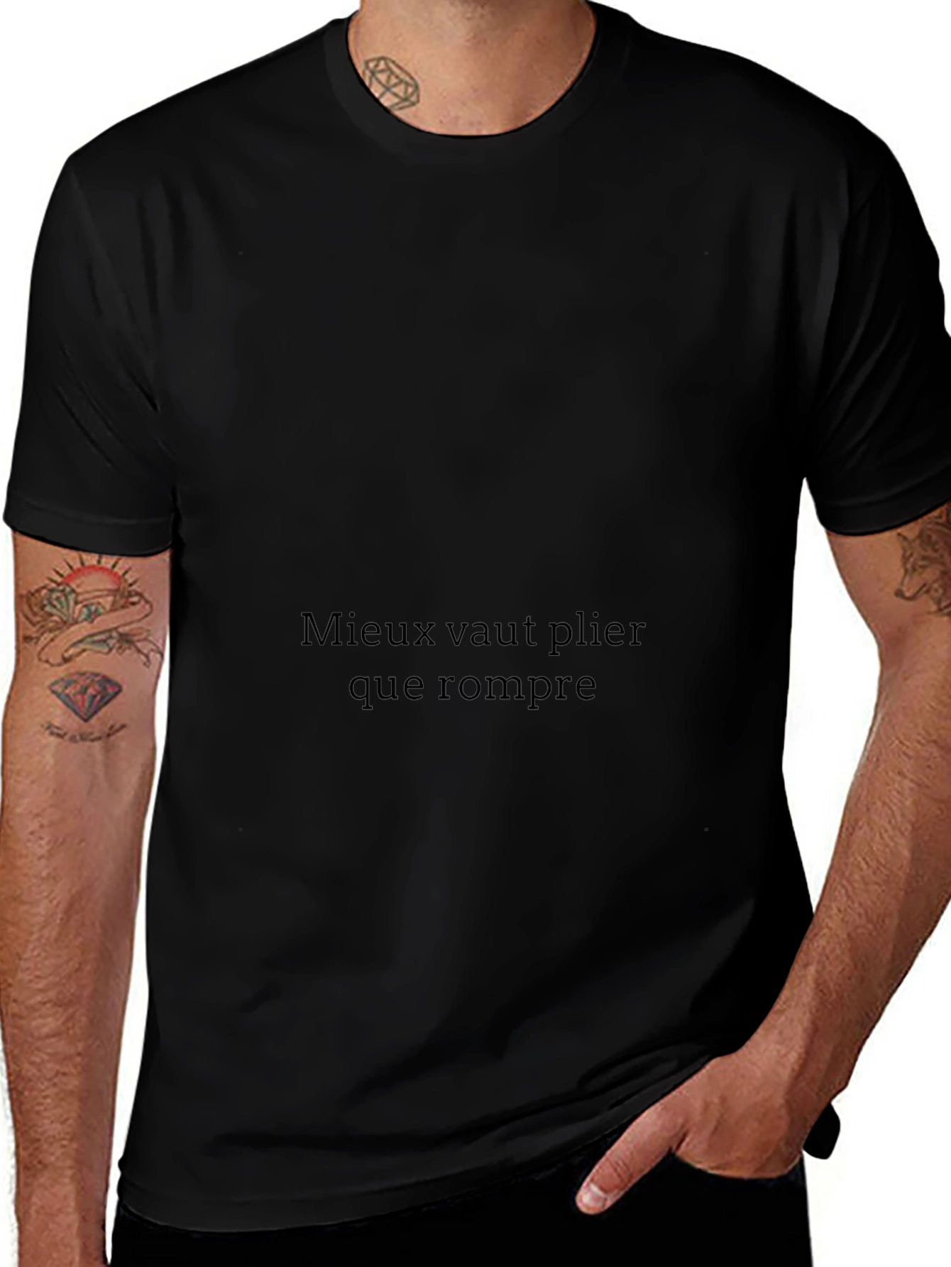 Variant 25 of Mieux vaut plier que rompre T-Shirt