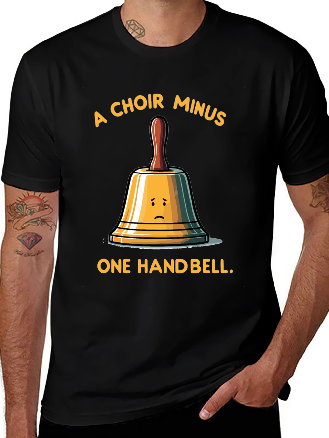 Variant 22 of Funny Choir Handbell Graphic T-Shirt
