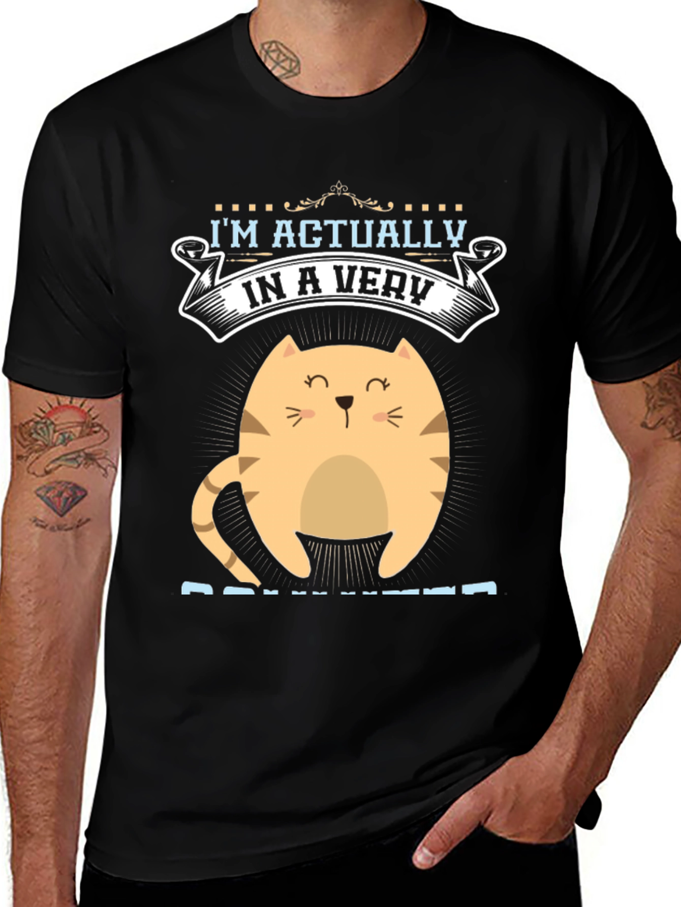Variant 17 of Funny Cat T-Shirt: I'm in a Very Deliberate Mood