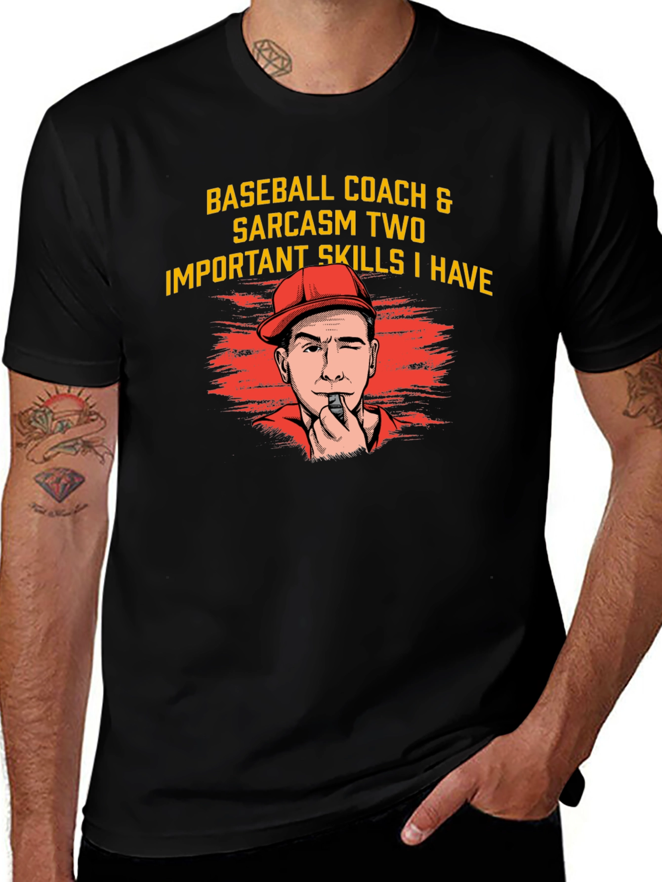 Variant 24 of Baseball Coach Sarcasm T-Shirt