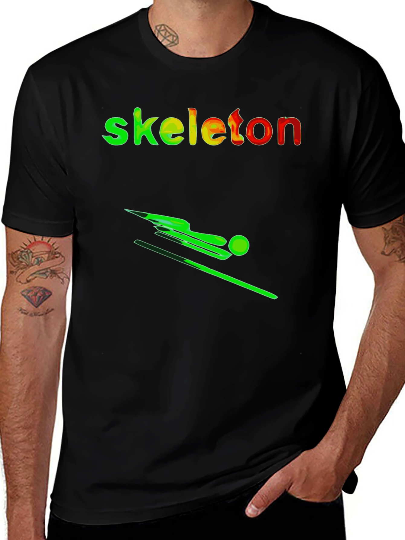 Variant 10 of Skeleton T-Shirt: Cool Graphic Tee