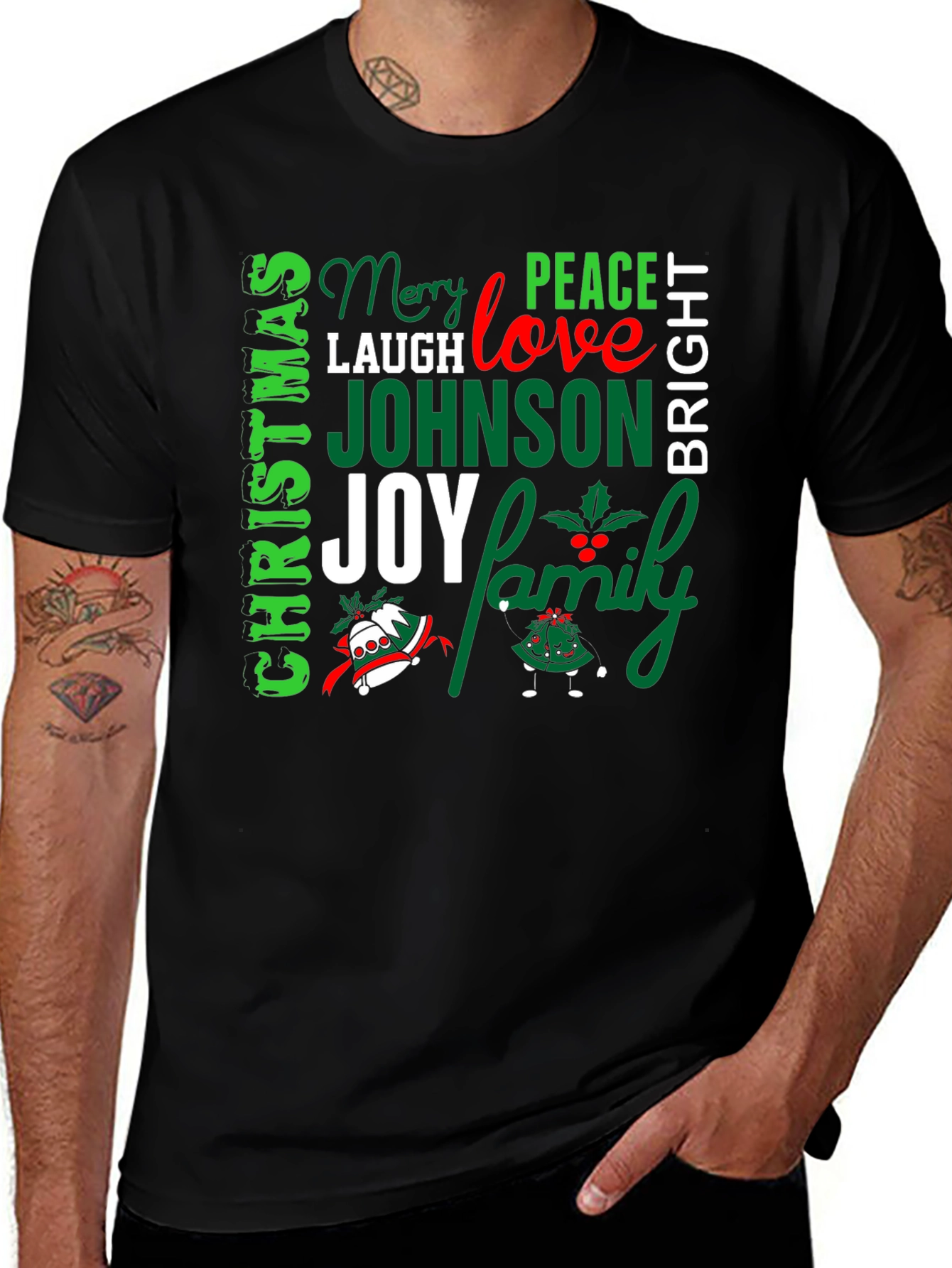 Variant 3 of Christmas Family Joy T-Shirt