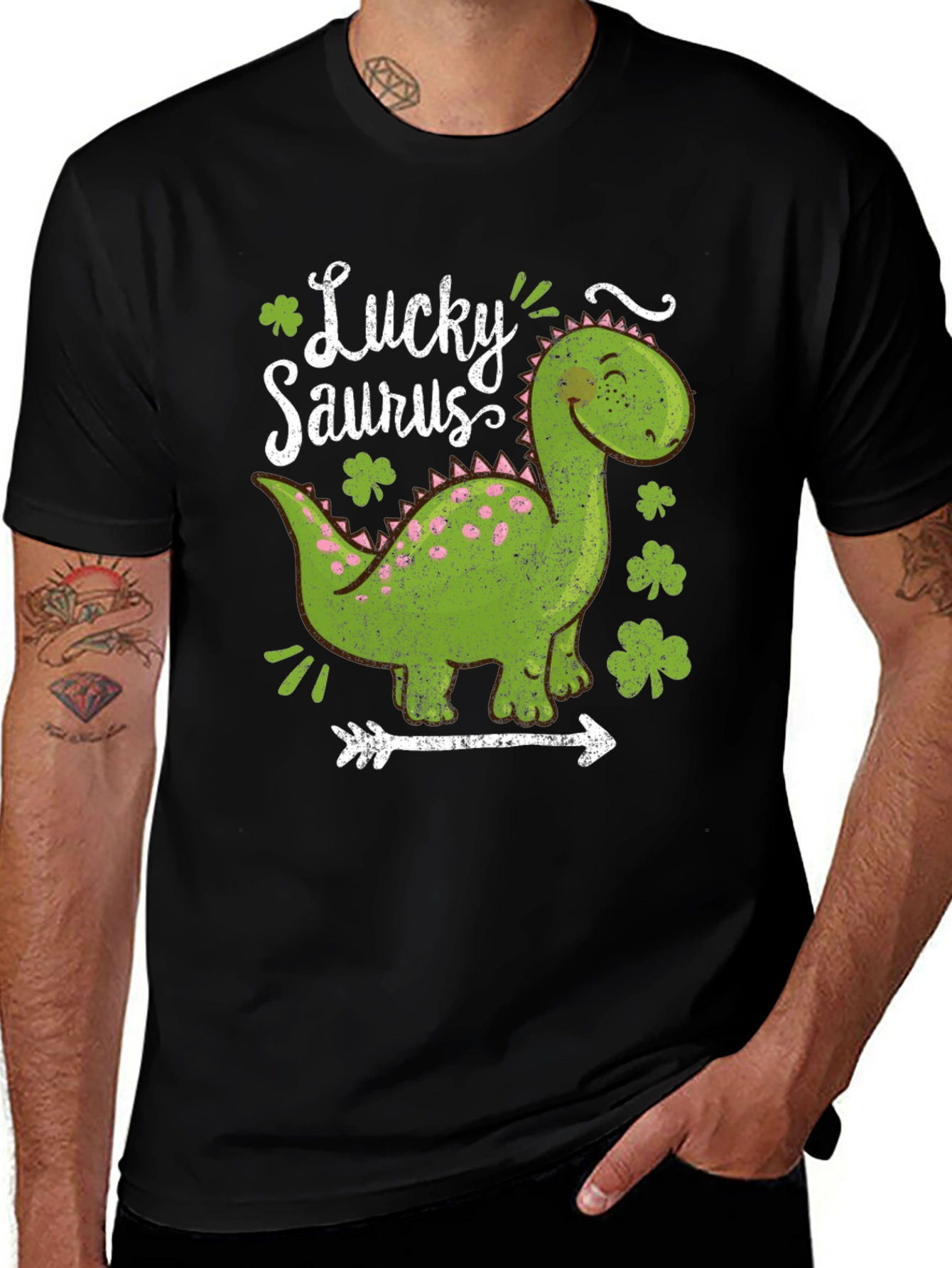 Variant 16 of Lucky Saurus St. Patrick's Day T-Shirt