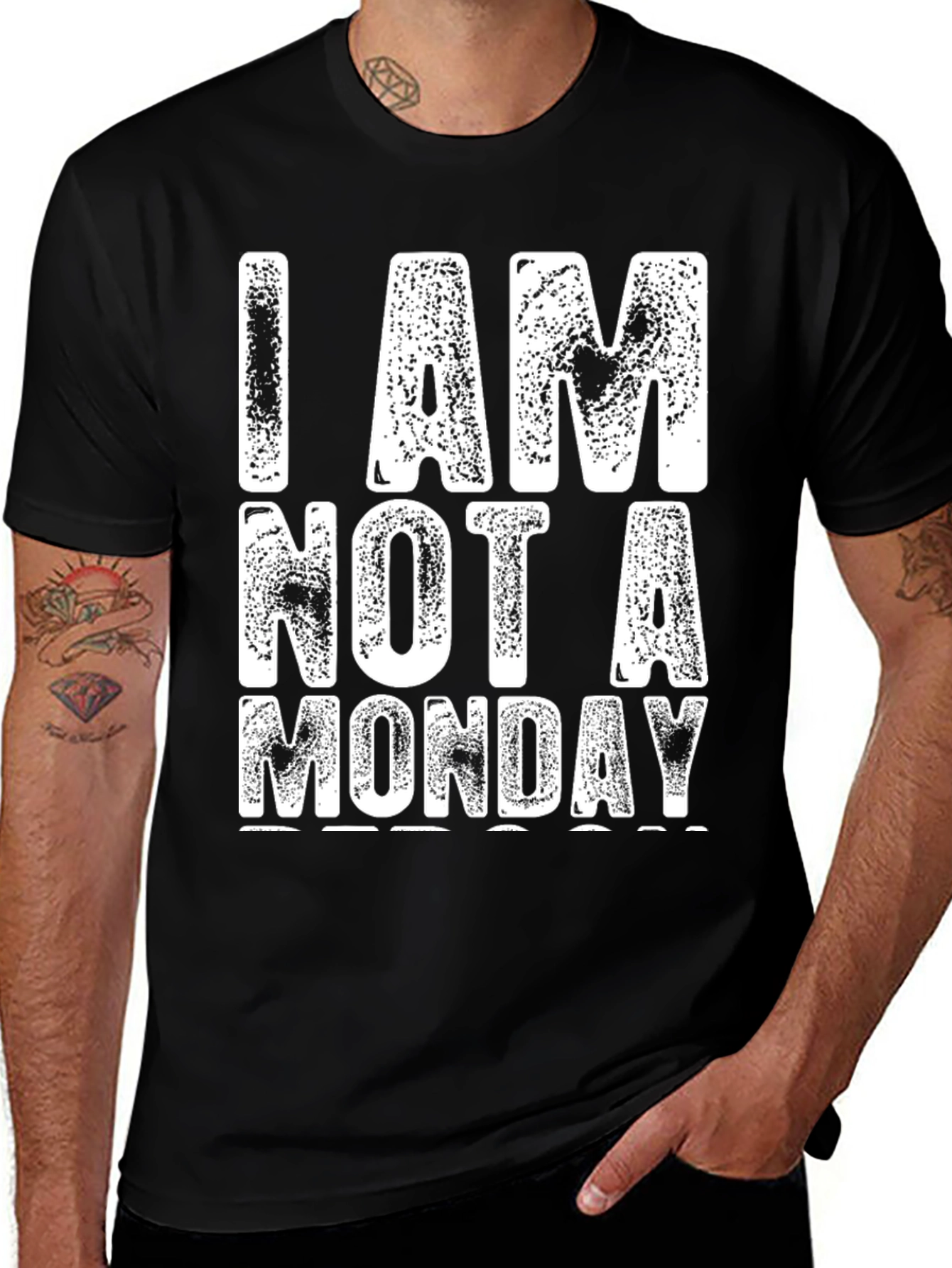 Variant 3 of I Am Not A Monday Graphic T-Shirt