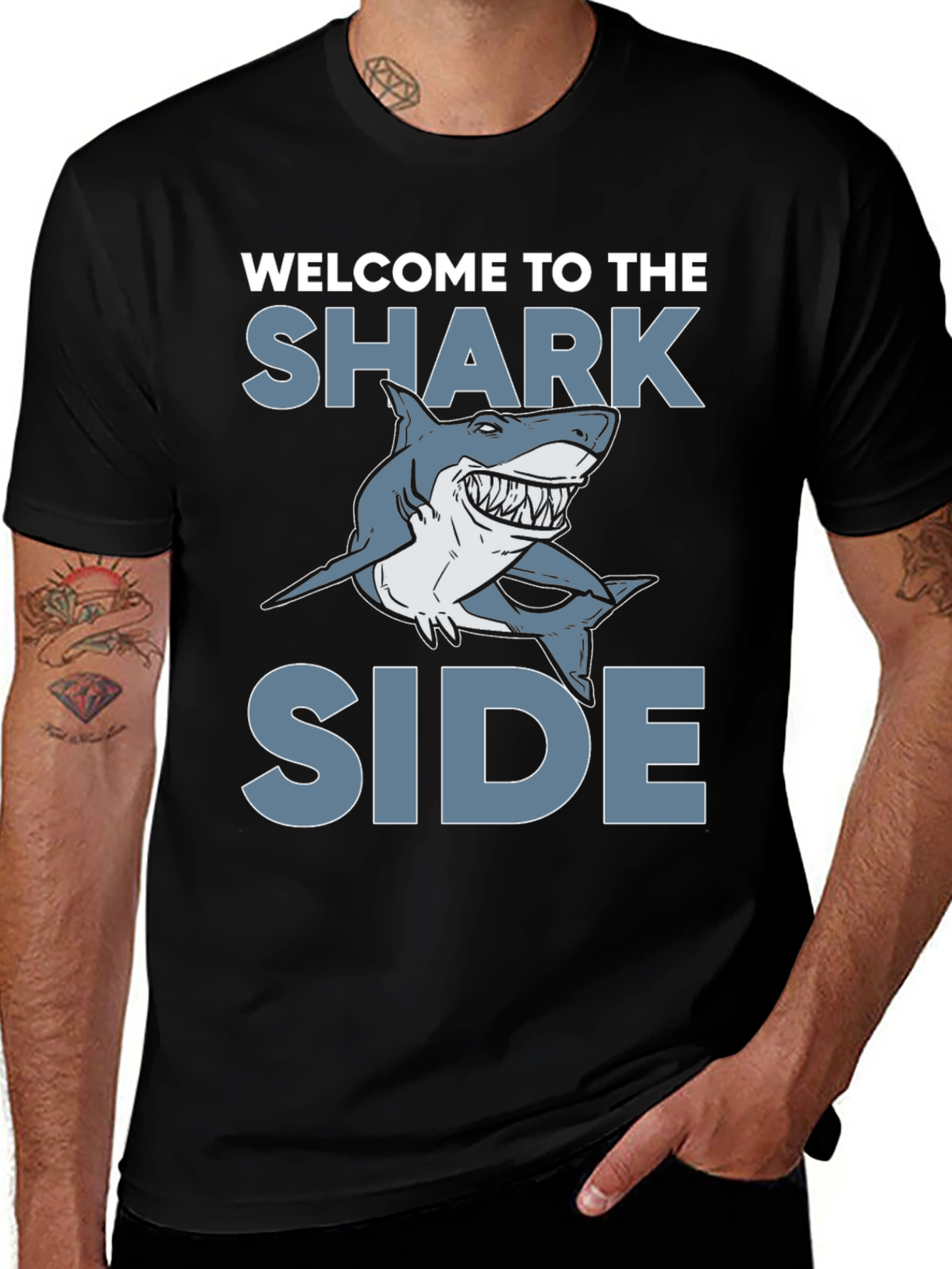 Variant 25 of Welcome to the Shark Side Graphic Tee