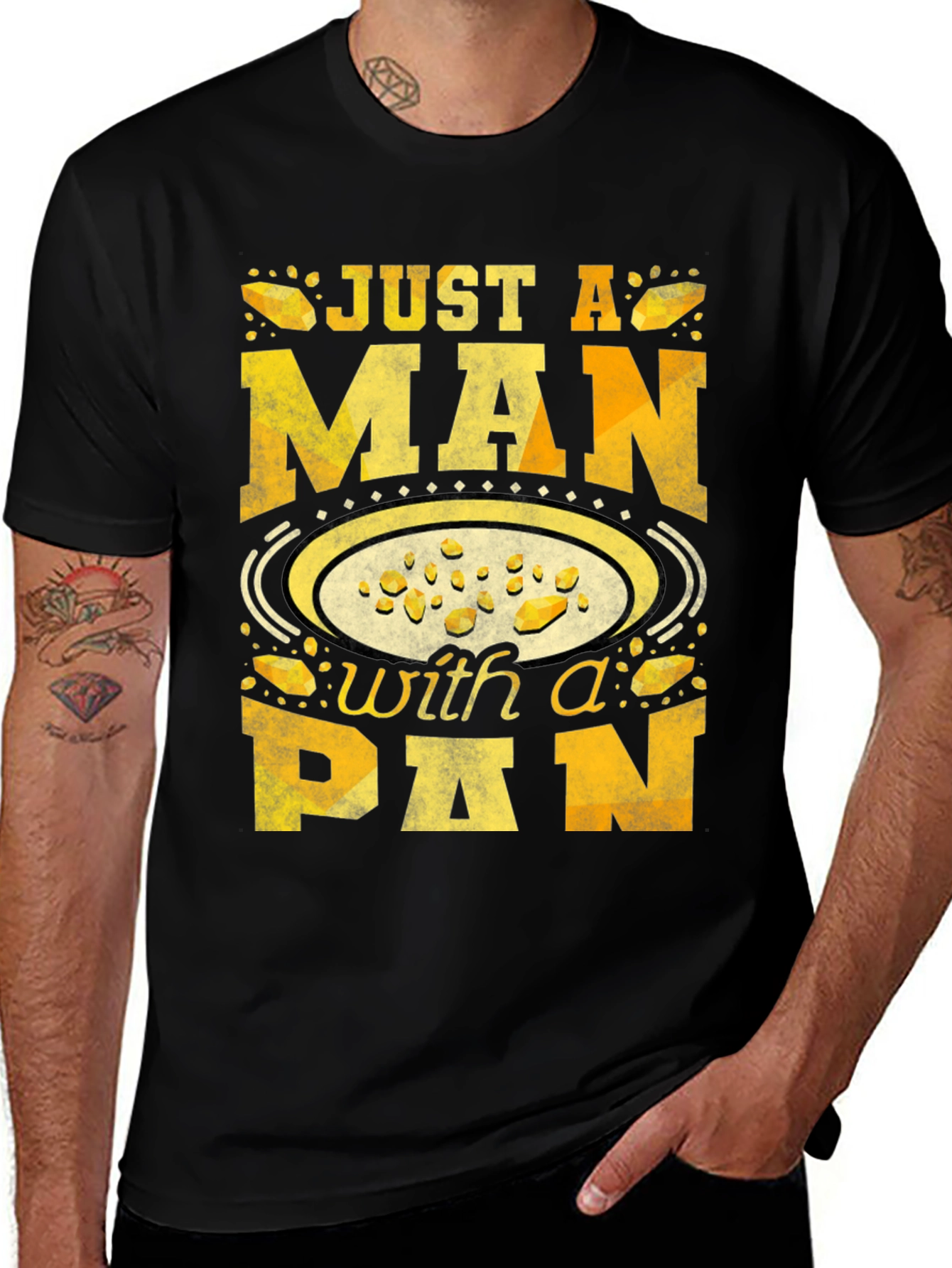 Just a Man With a Pan T-Shirt