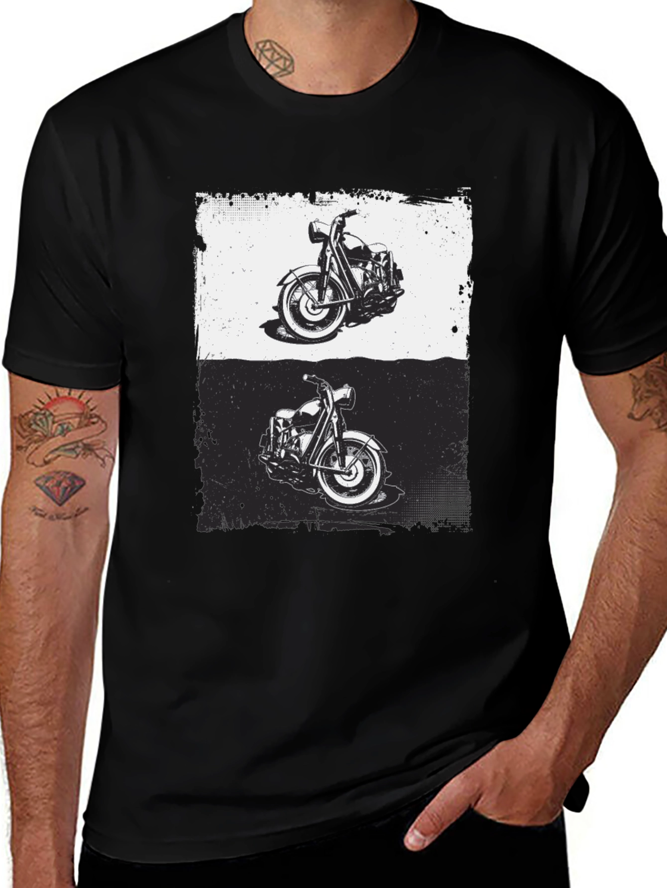 Variant 14 of Vintage Motorcycle Graphic Tee