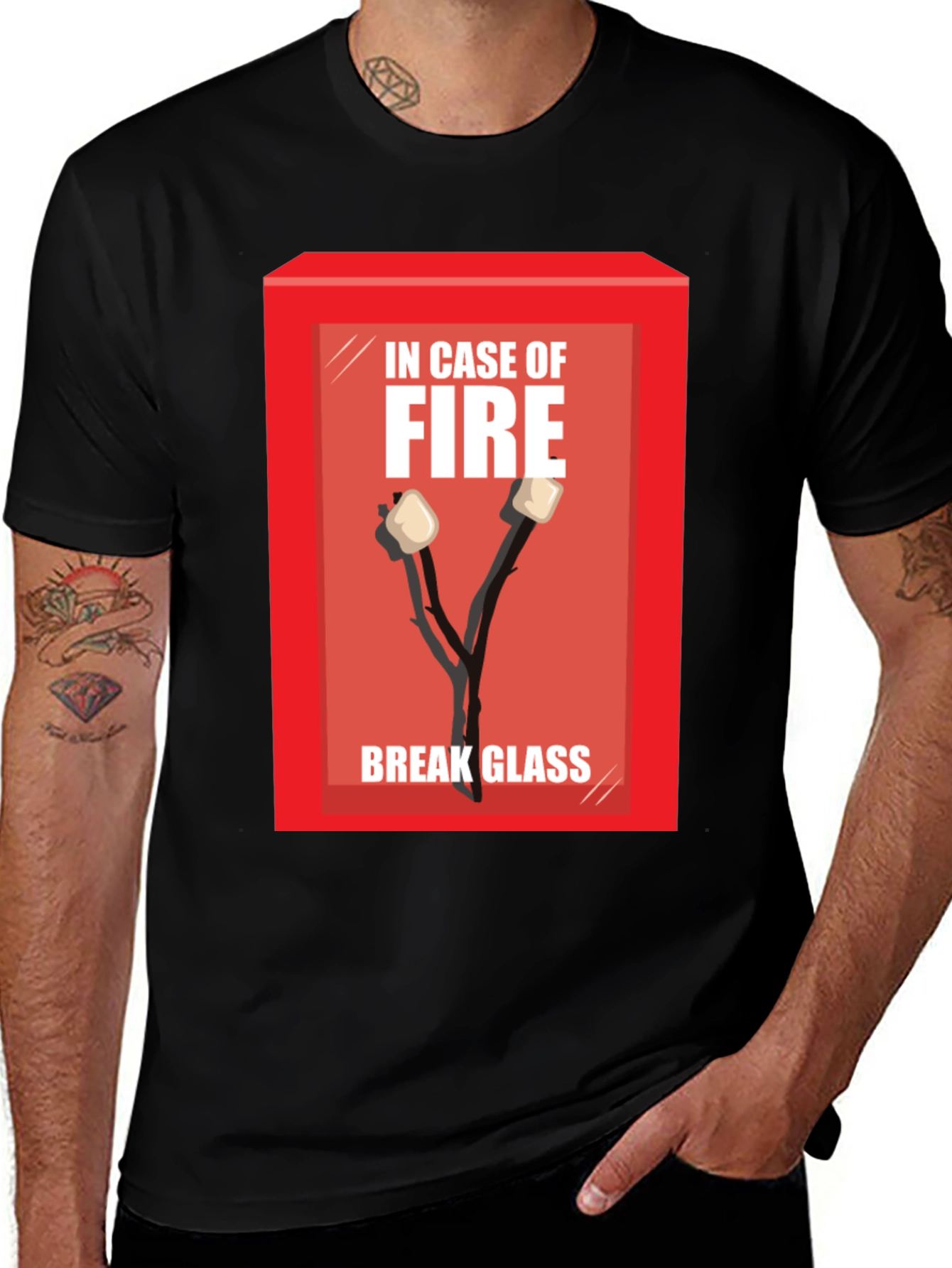 Variant 3 of In Case of Fire Marshmallow T-Shirt