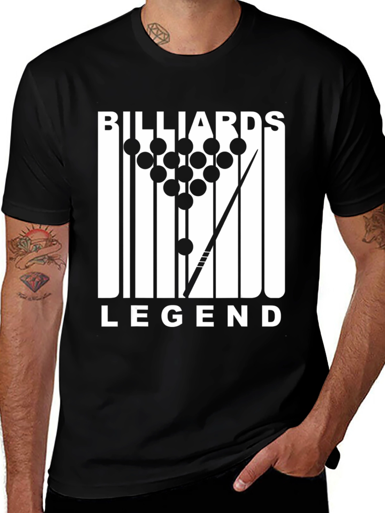 Variant 7 of Billiards Legend T-Shirt - Cool Pool Player Tee