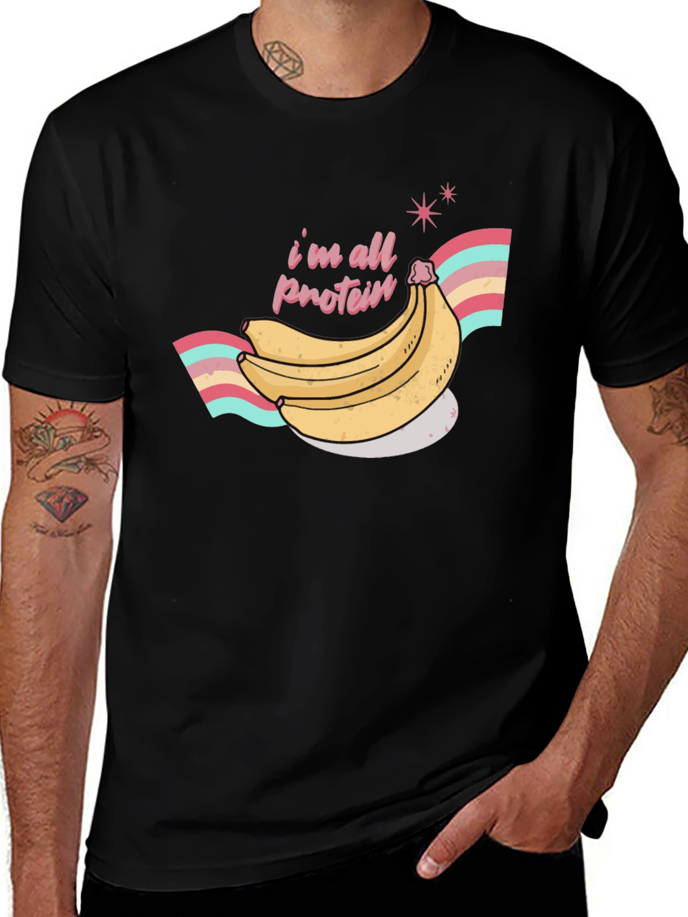 Variant 12 of I'm All Protein Banana T-Shirt