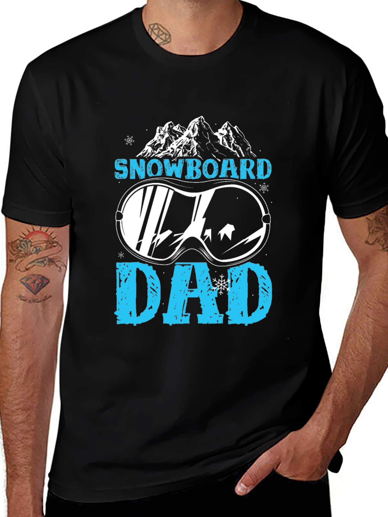 Variant 10 of Snowboard Dad Graphic Tee - Winter Sports Apparel