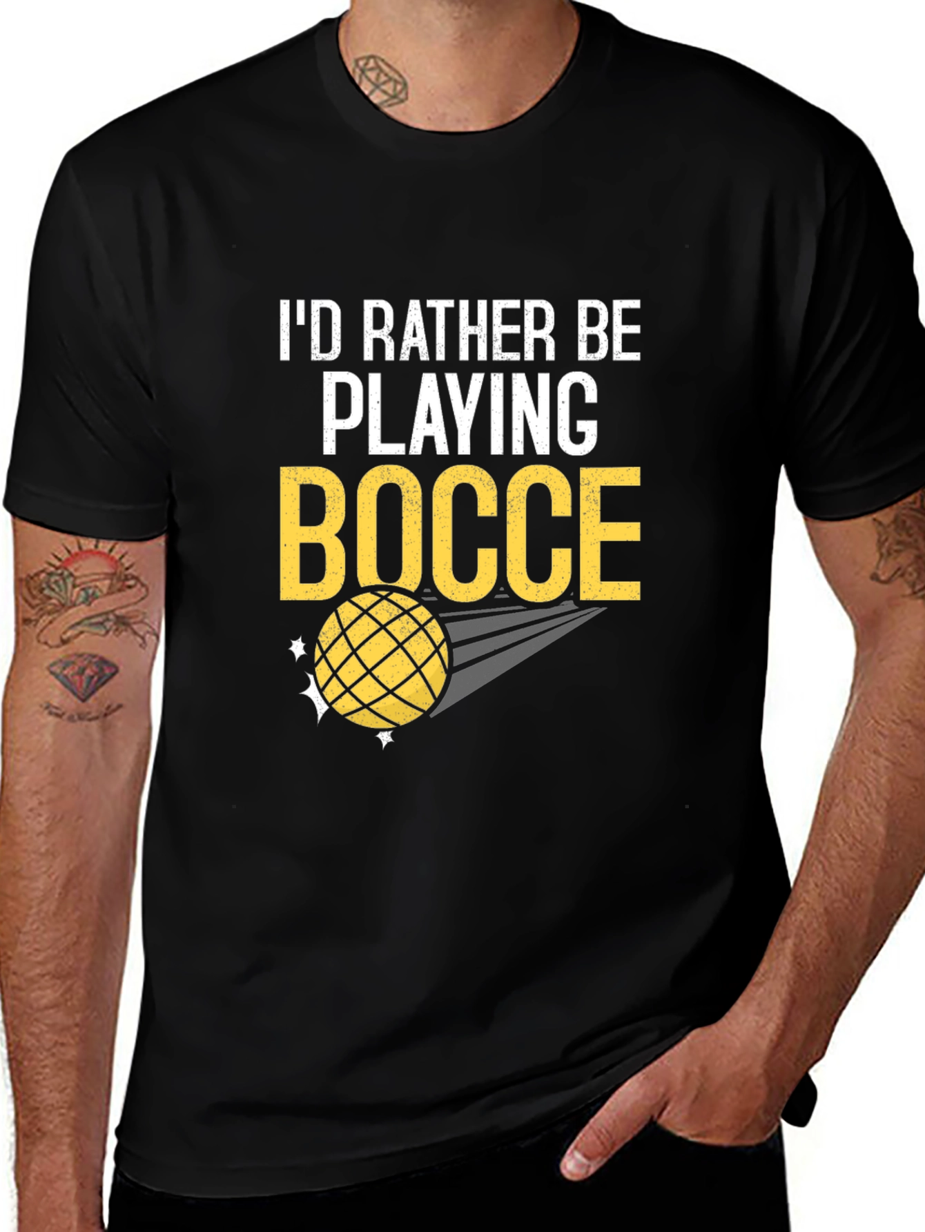 I'd Rather Be Playing Bocce T-Shirt
