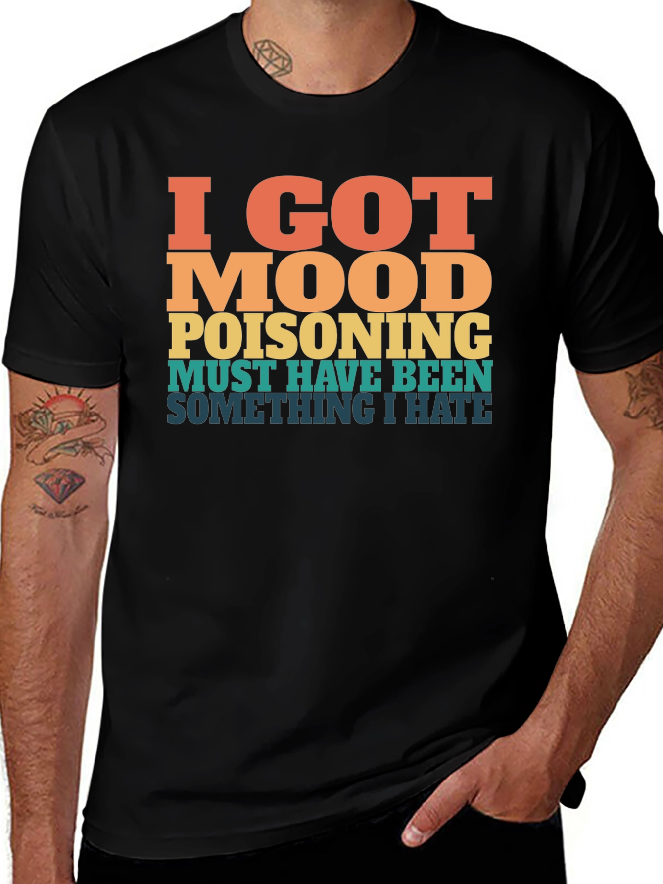 Mood Poisoning T-Shirt - Retro Style Graphic Tee