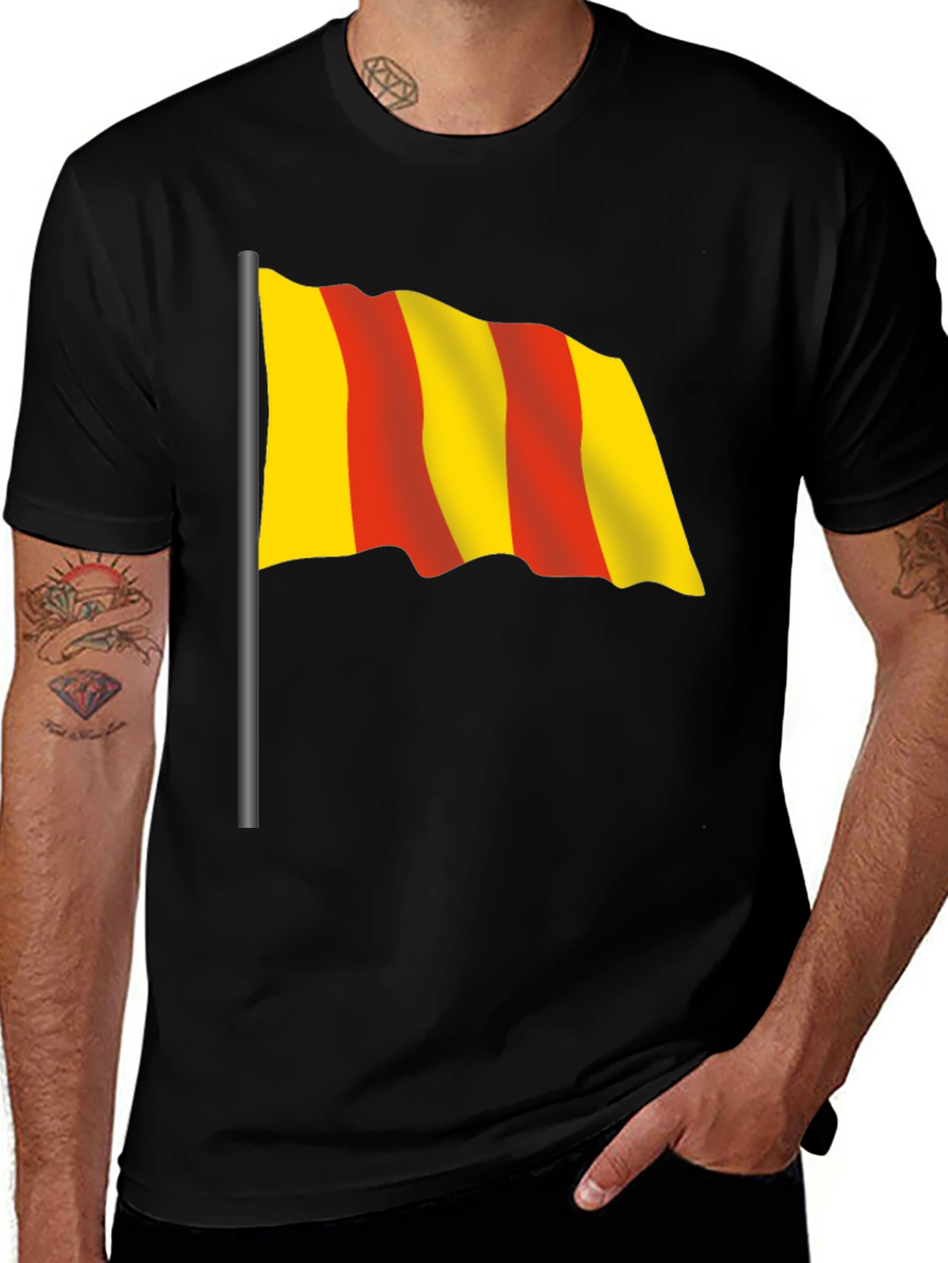 Catalan Flag T-Shirt - Viva Catalunya Tee