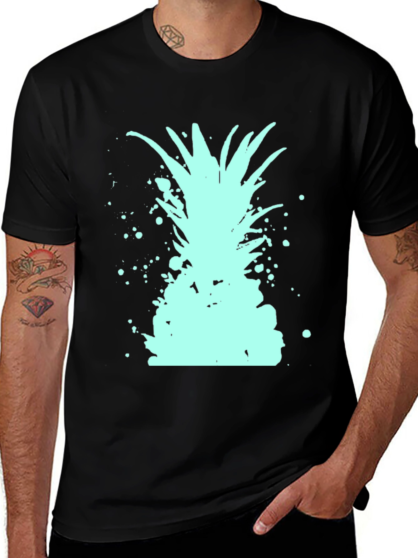 Cool Pineapple Graphic T-Shirt