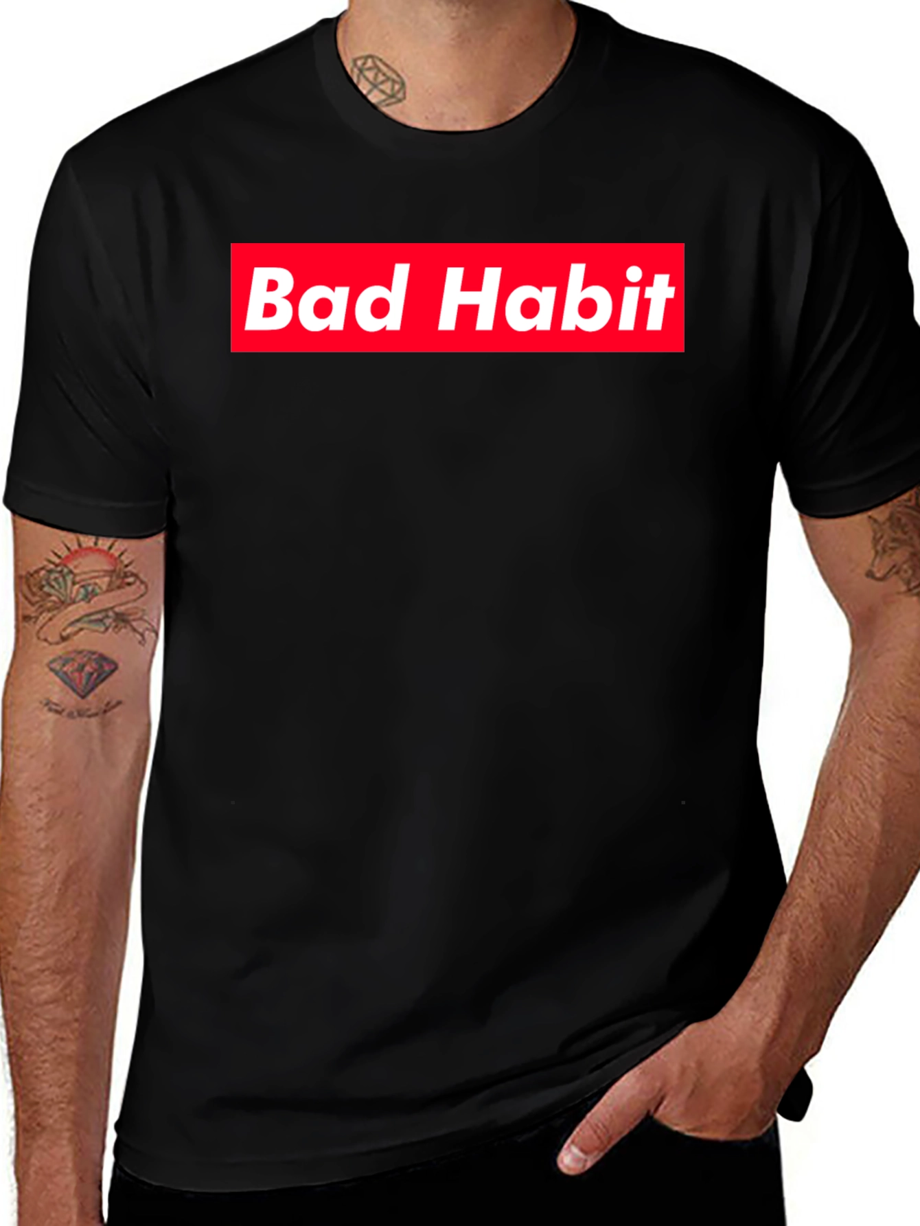 Variant 9 of Bad Habit Graphic Tee - Trendy Streetwear