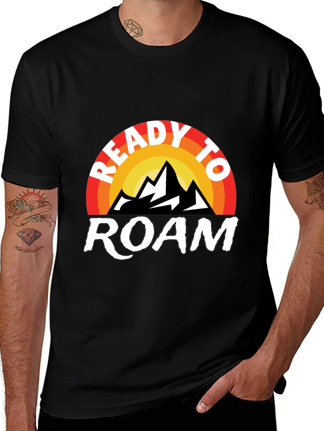 Variant 25 of Ready To Roam Graphic Tee - Adventure Awaits!