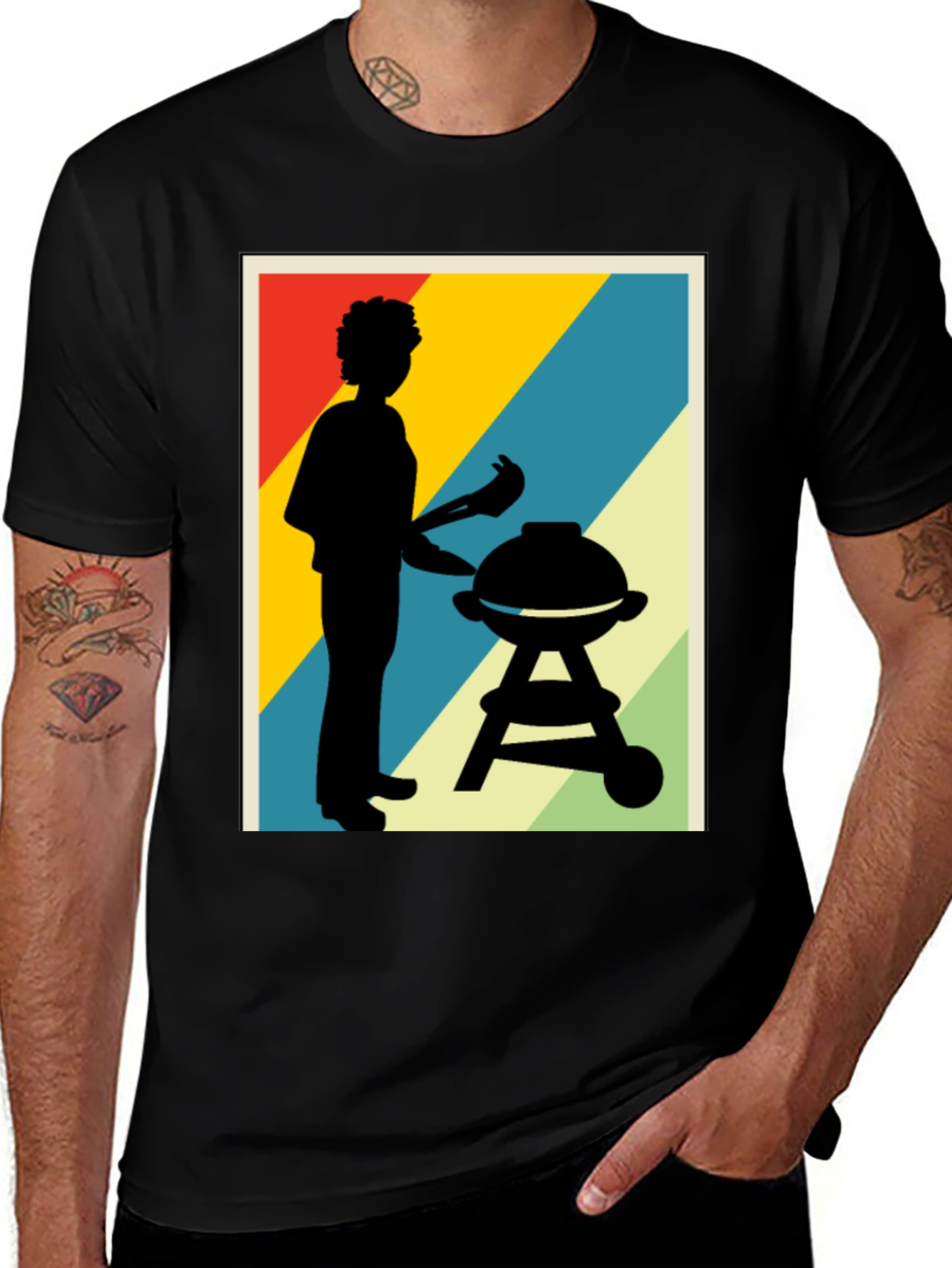 Variant 21 of Grilling Retro T-Shirt - BBQ Master
