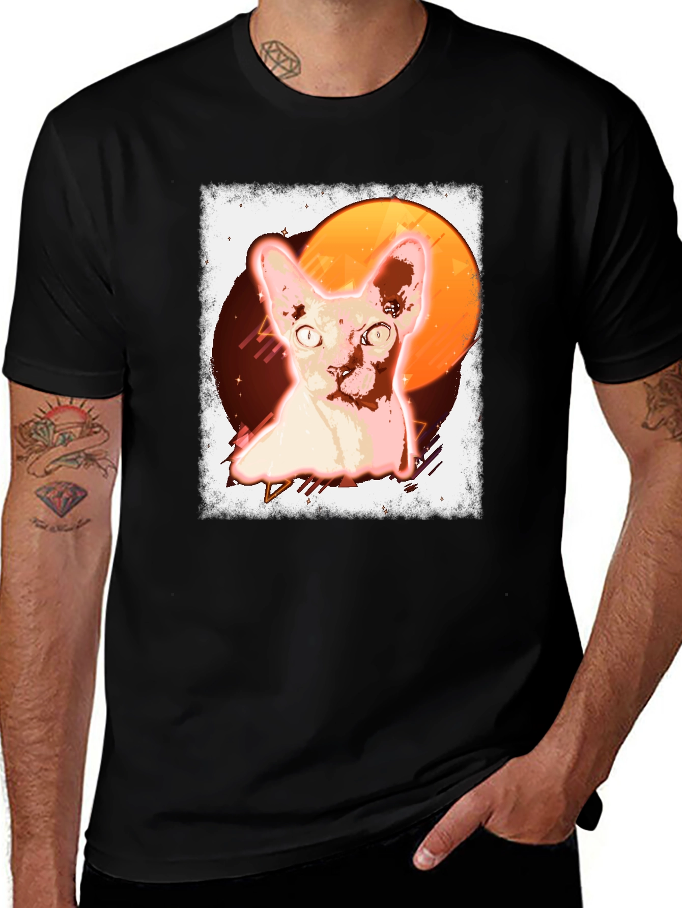 Sphynx Cat T-Shirt - Trendy Graphic Tee