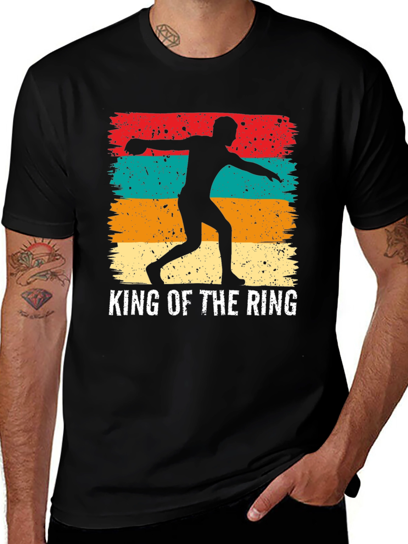 Variant 25 of King of the Ring Discus Thrower T-Shirt